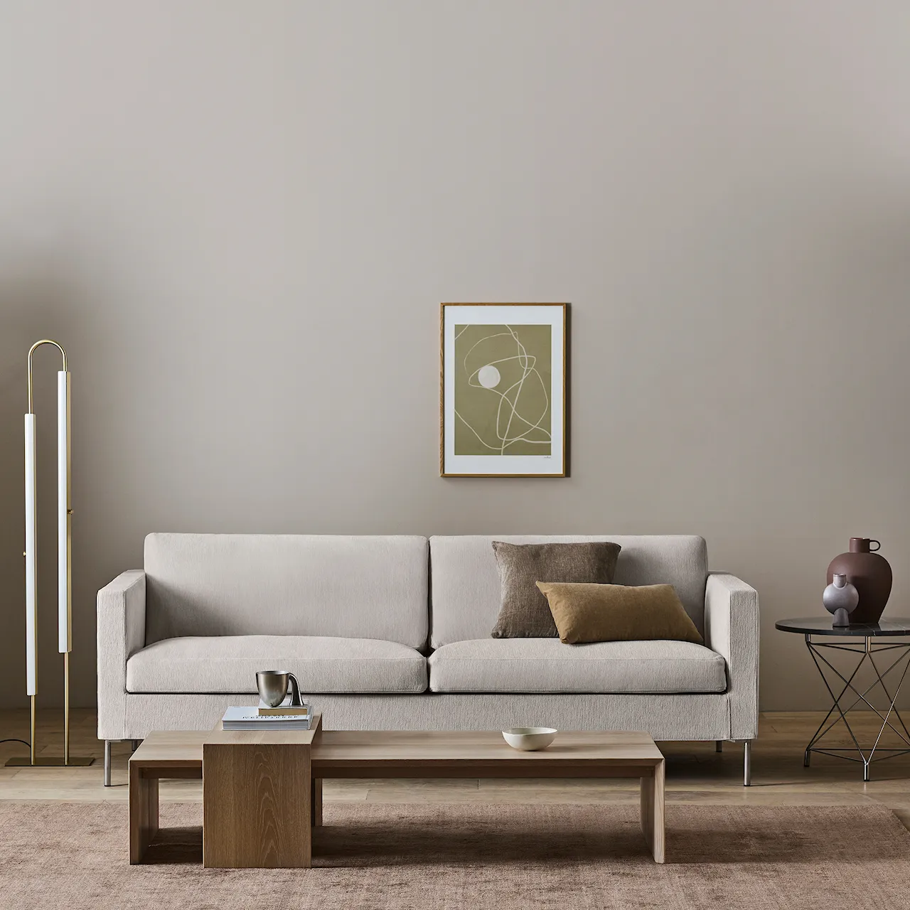 Trenton 3-sitssoffa textil