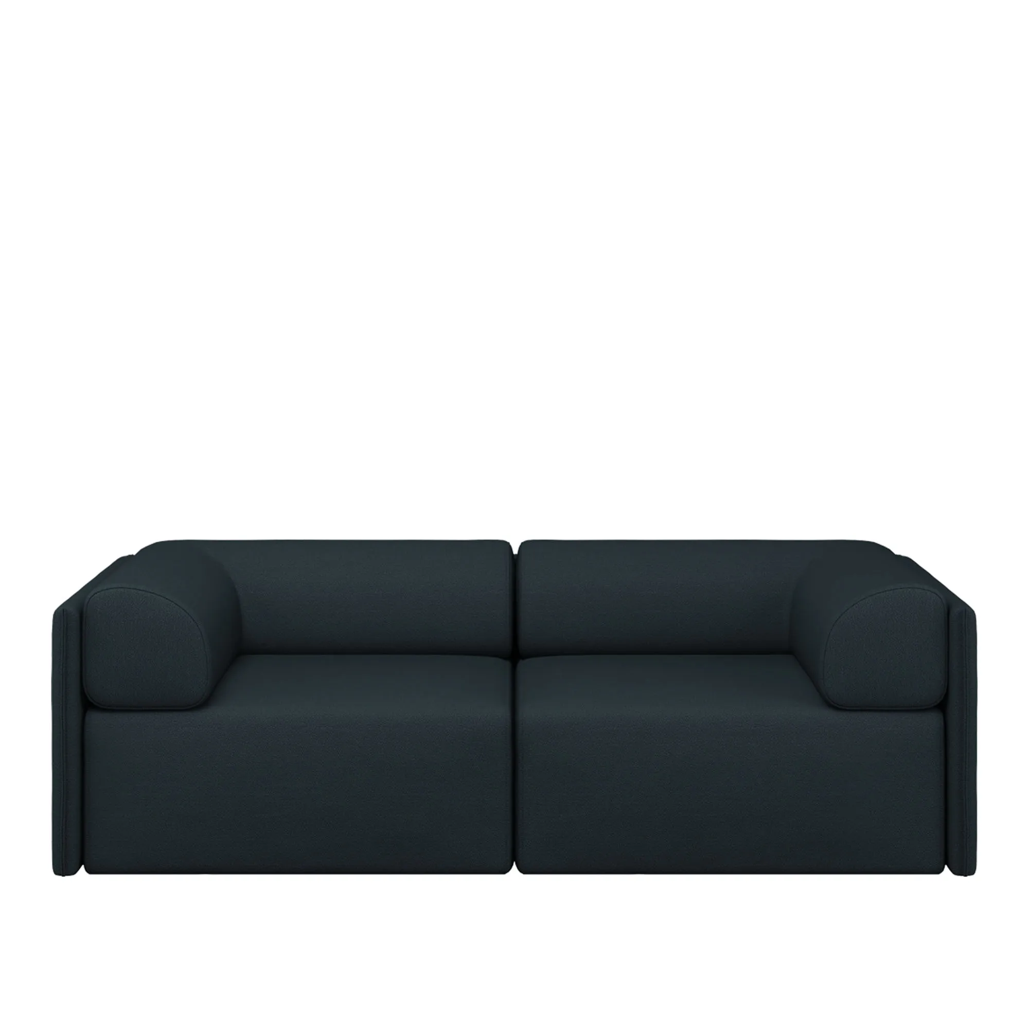 Palo Block 2-seater Sofa Low Back with Armrests - 1