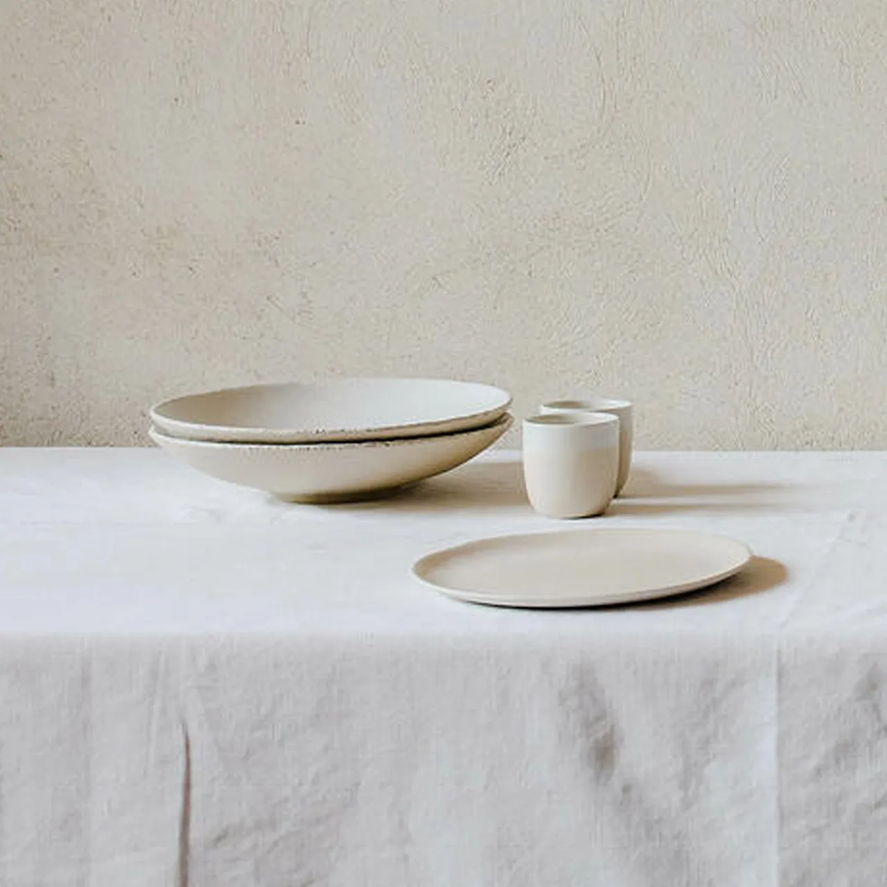 Wabi Pasta Plate Blanc