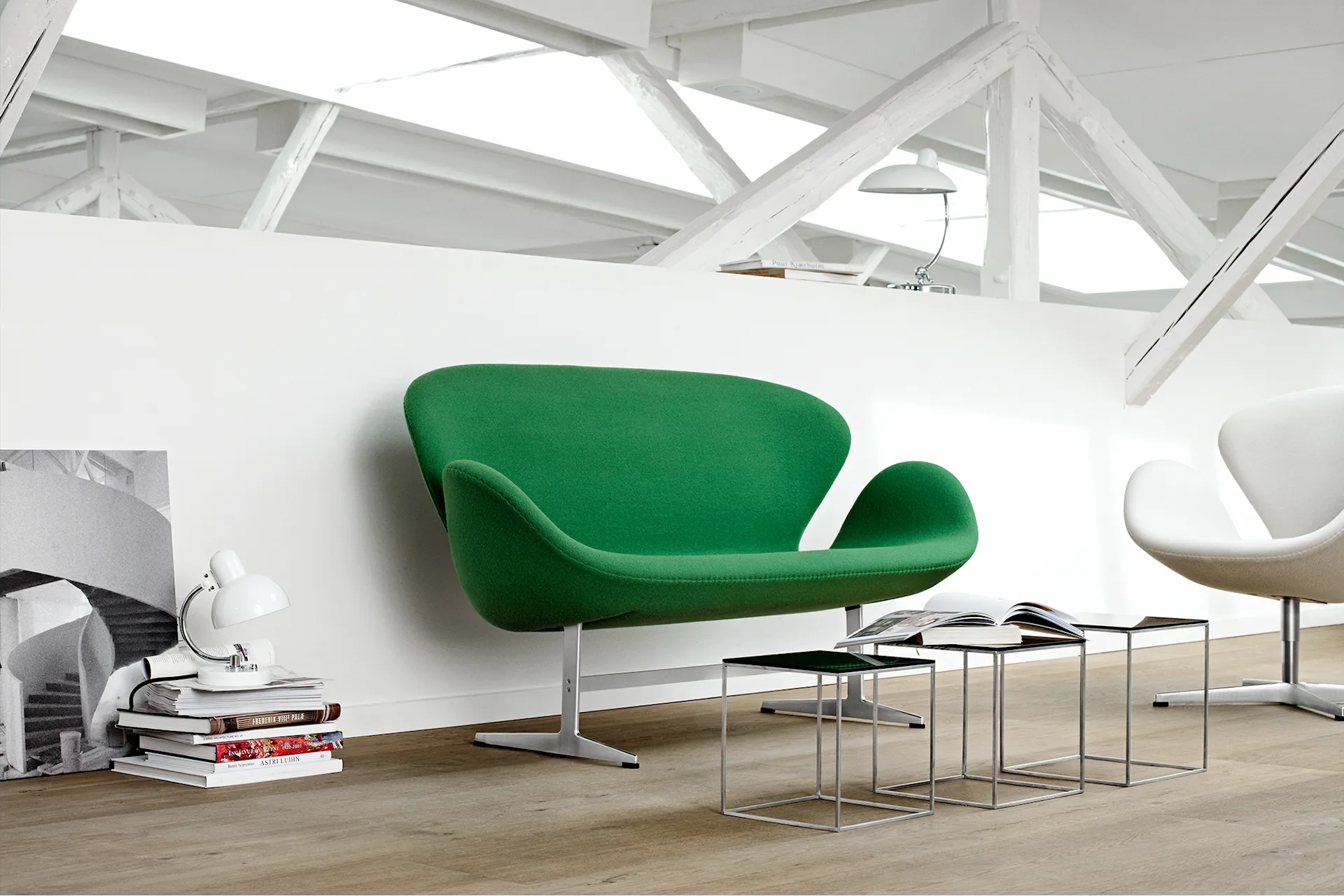 Svanen 2-sits - Fritz Hansen - Arne Jacobsen - NO GA