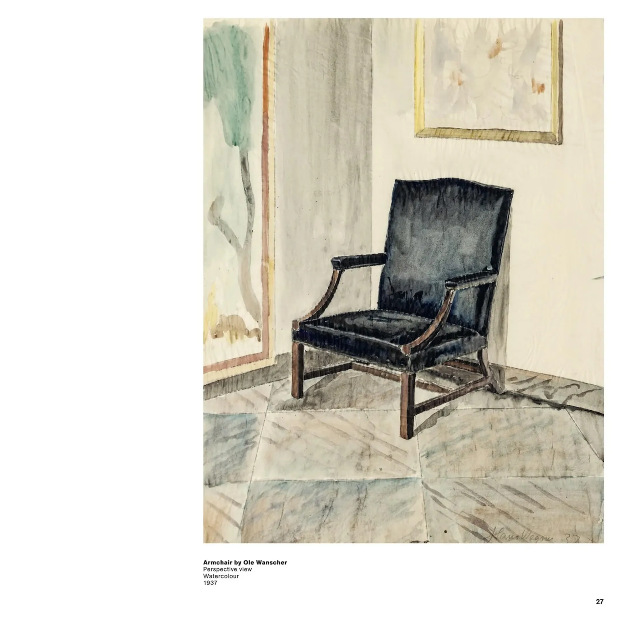 Watercolours by Hans J. Wegner konstbok - 3