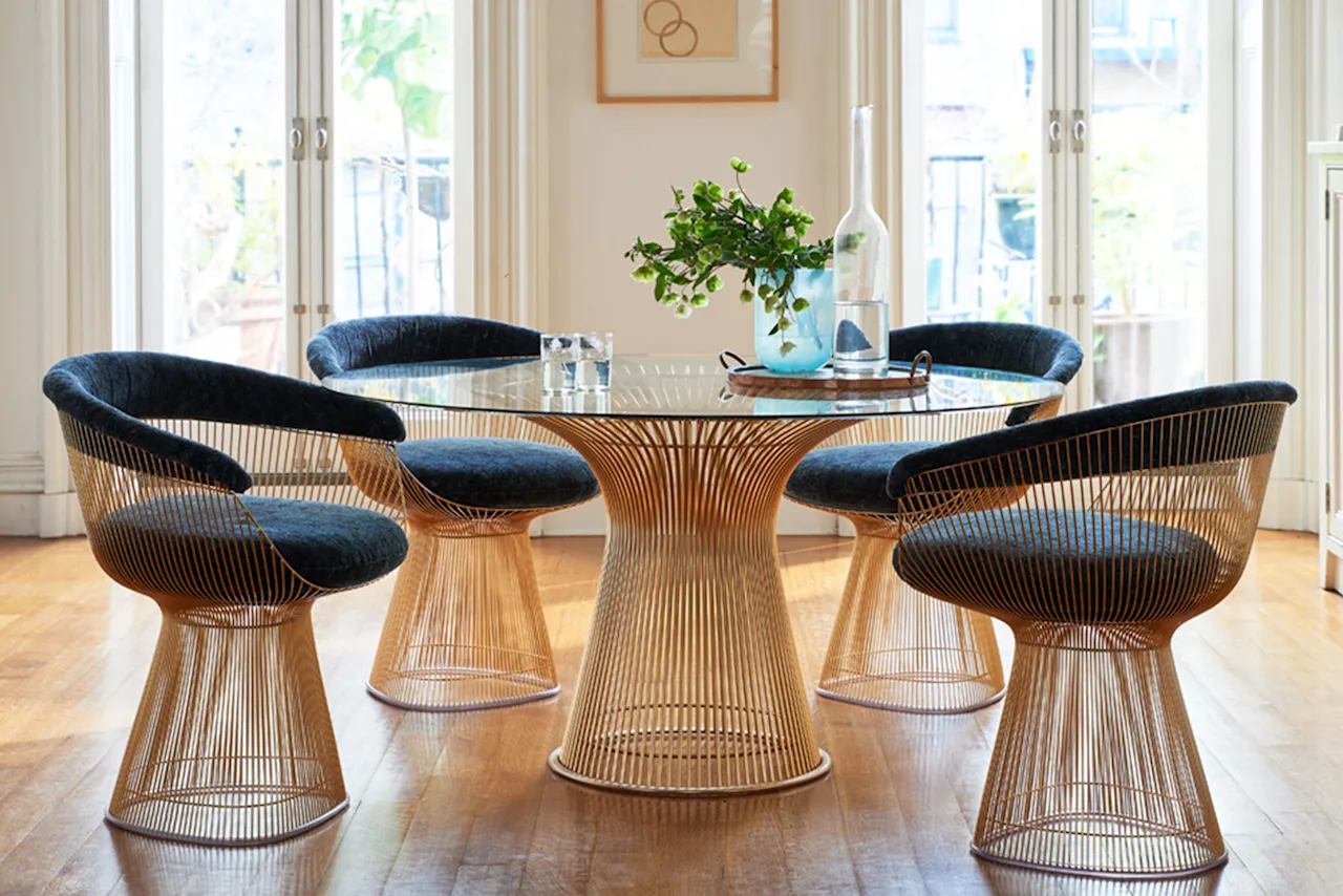 Platner Dining Table - 18k guld