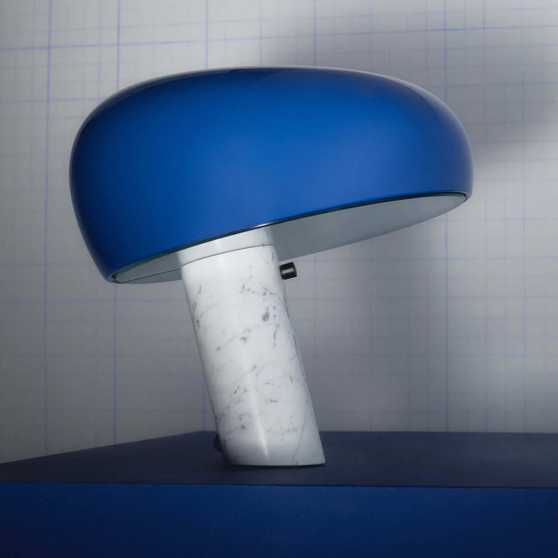 Snoopy Navy Blue Table Lamp - Flos - Achille Castiglioni - NO GA