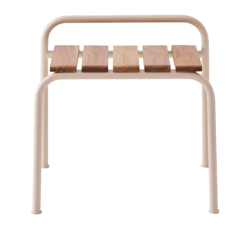 Kallio Outdoor Footrest Ivory
