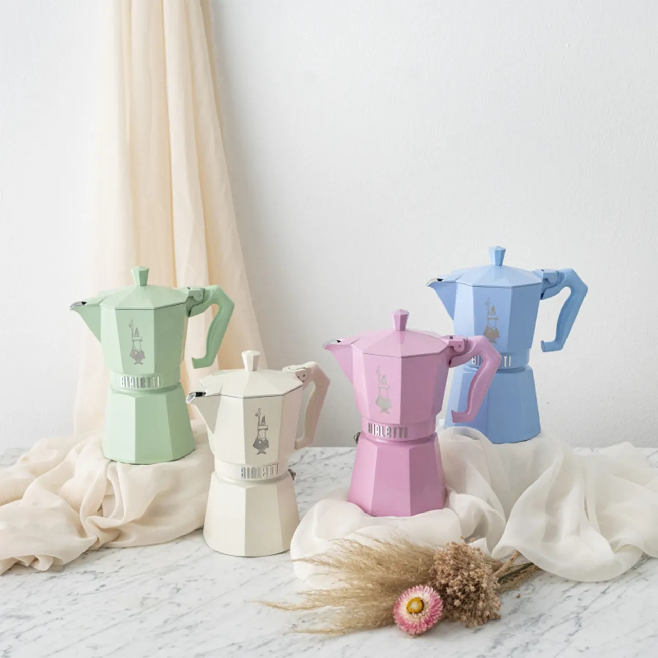 Moka exclusive 3 koppar blå
