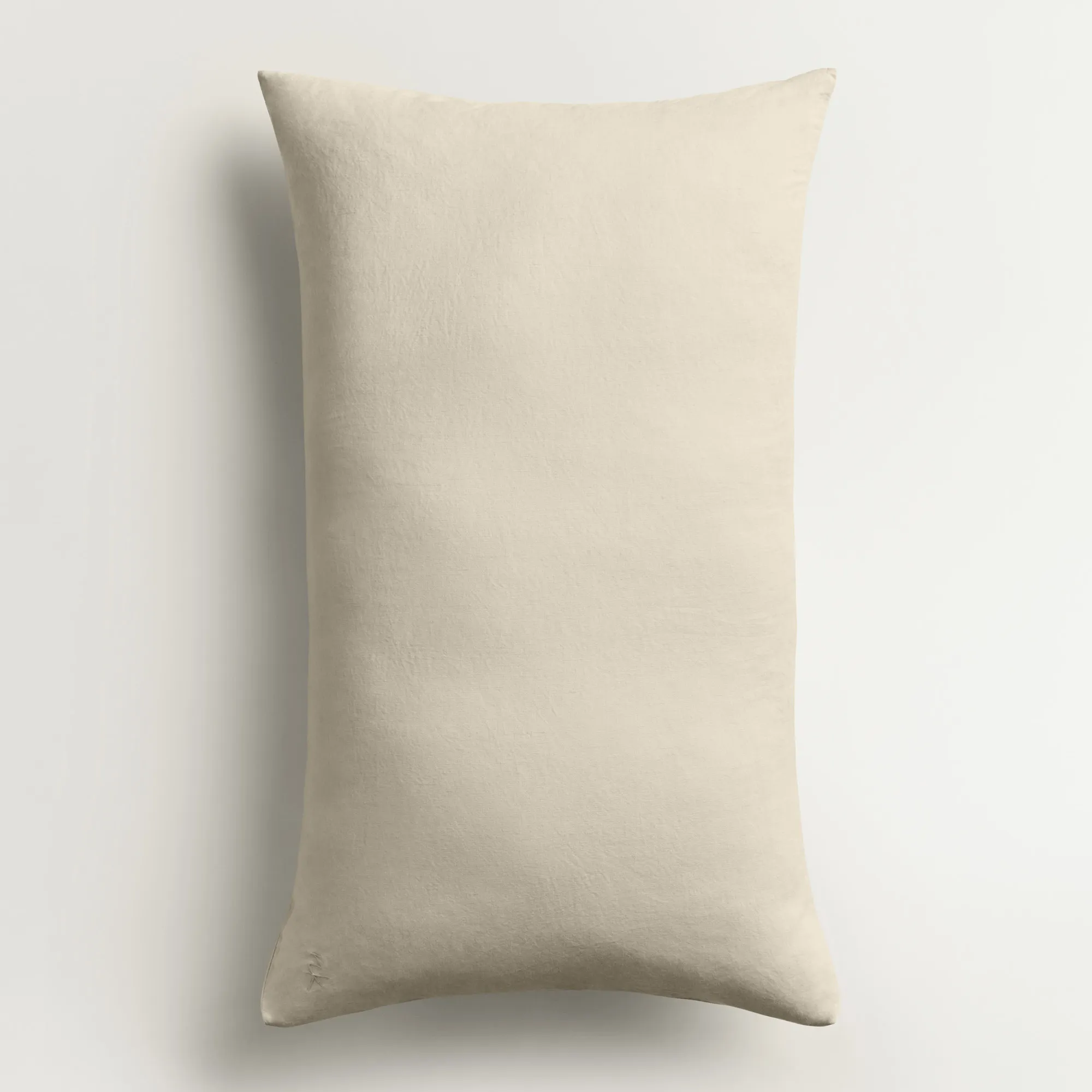 Linen Blend Pale Sand örngott 2-pack - 7