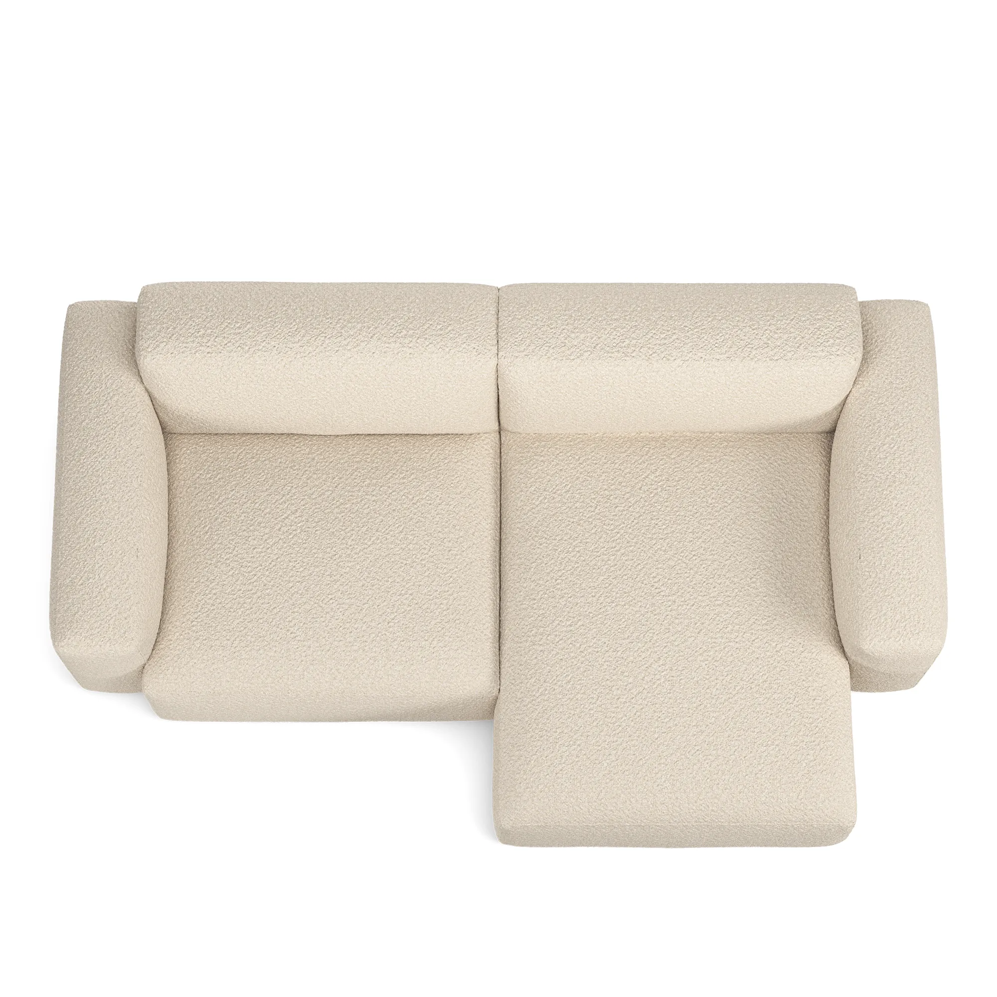 Brick 2-sitssoffa schäslong höger - 8