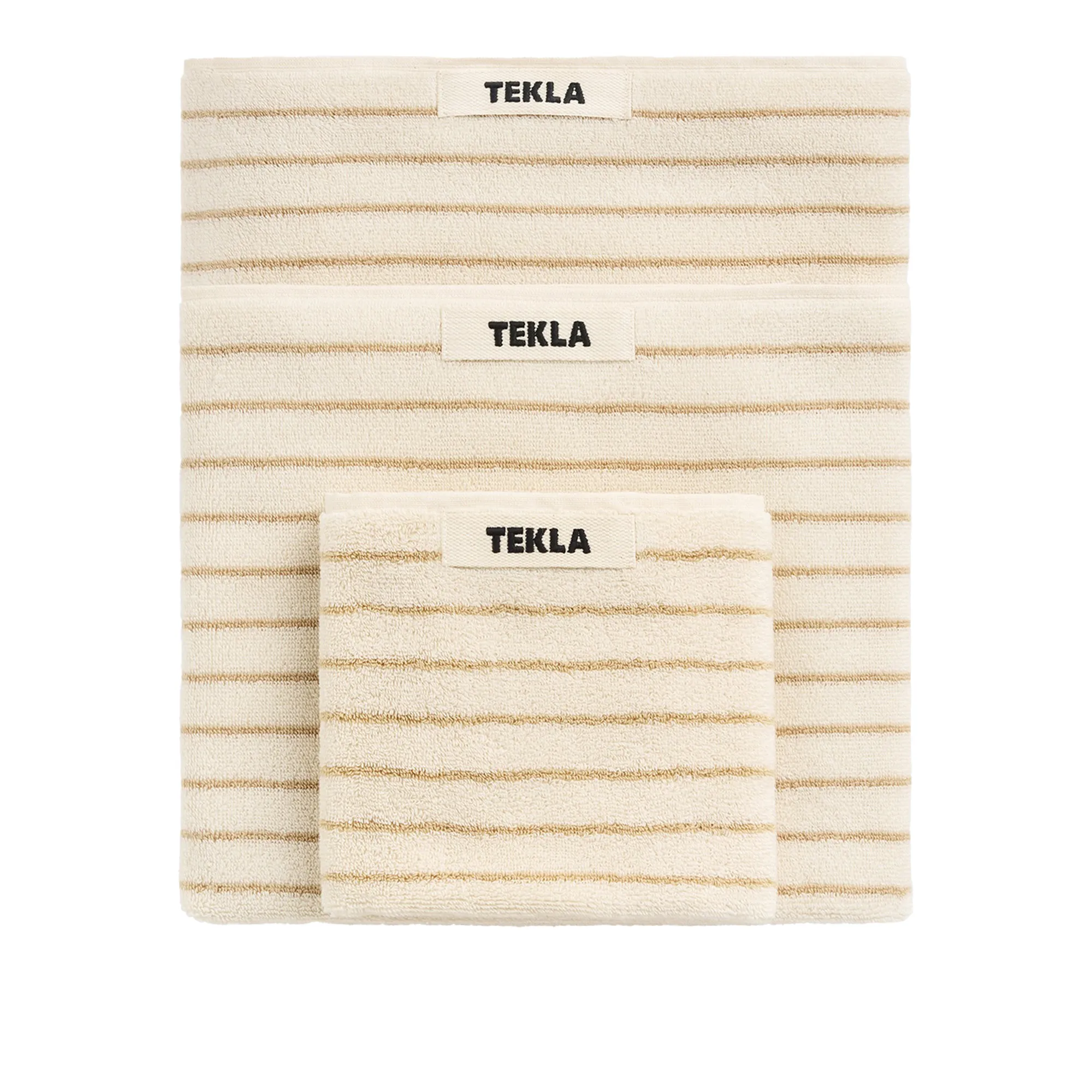 Terry Sienna Stripes handduk - 1