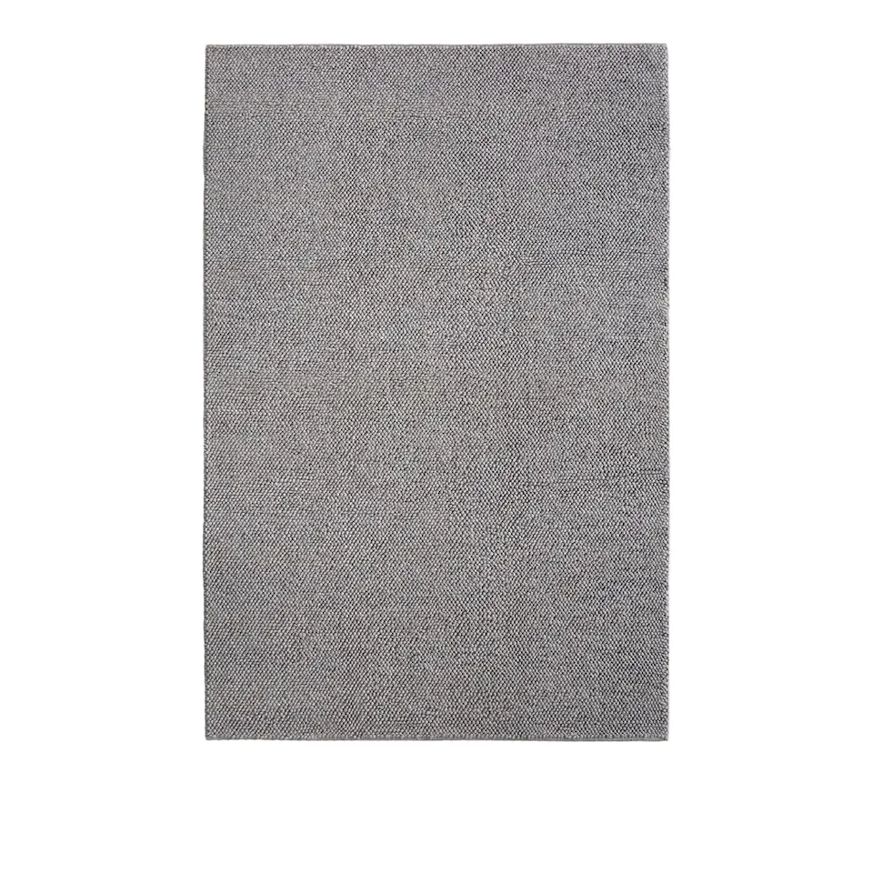 Knots Wool Rug Grey Melange