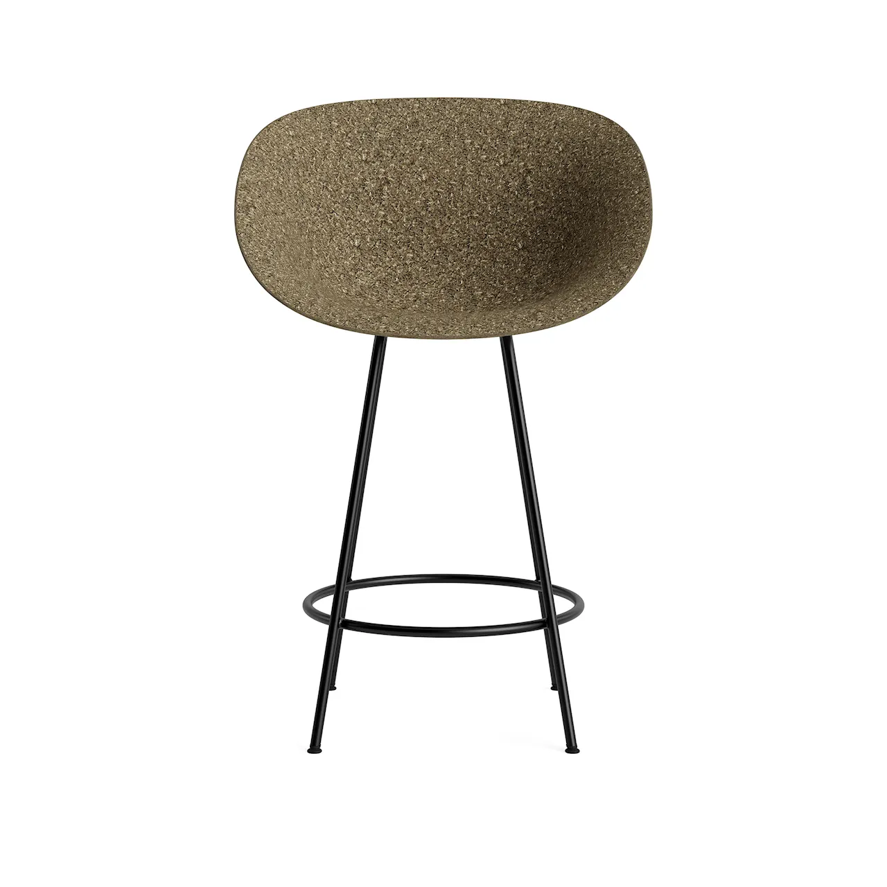 Mat Bar Armchair 65 cm Cream Steel