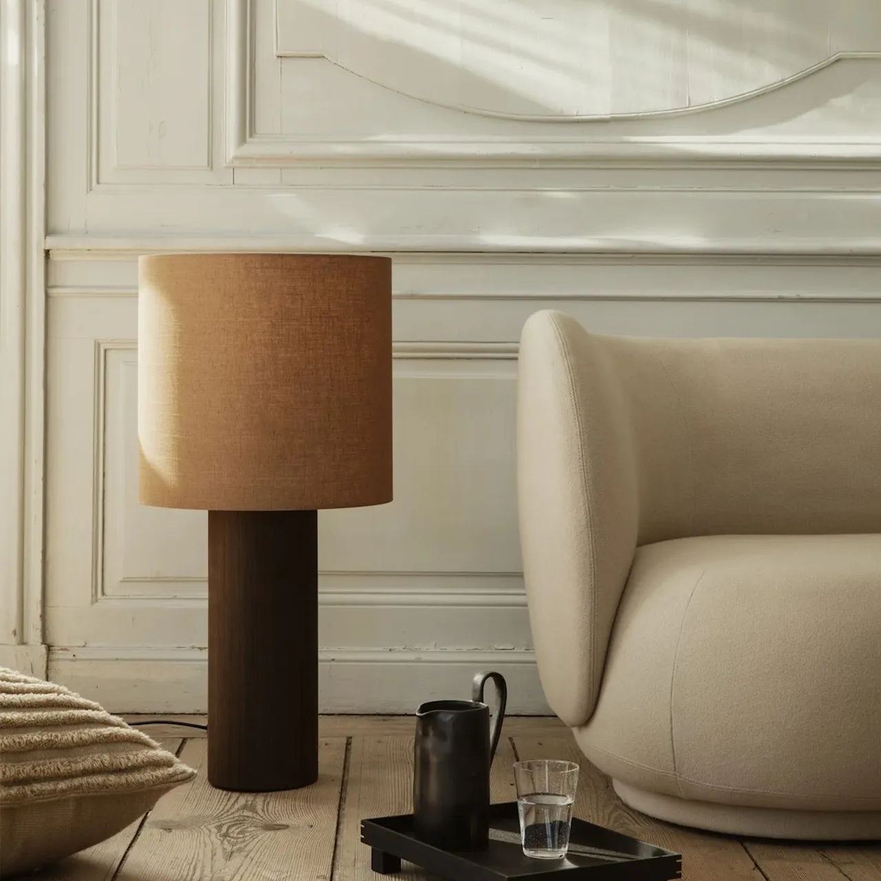 Post lampfot golvlampa