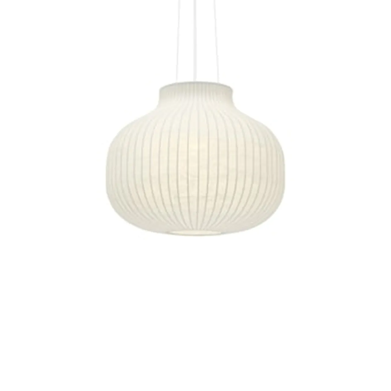 Strand Pendant Lamp Closed Ø 45 cm White