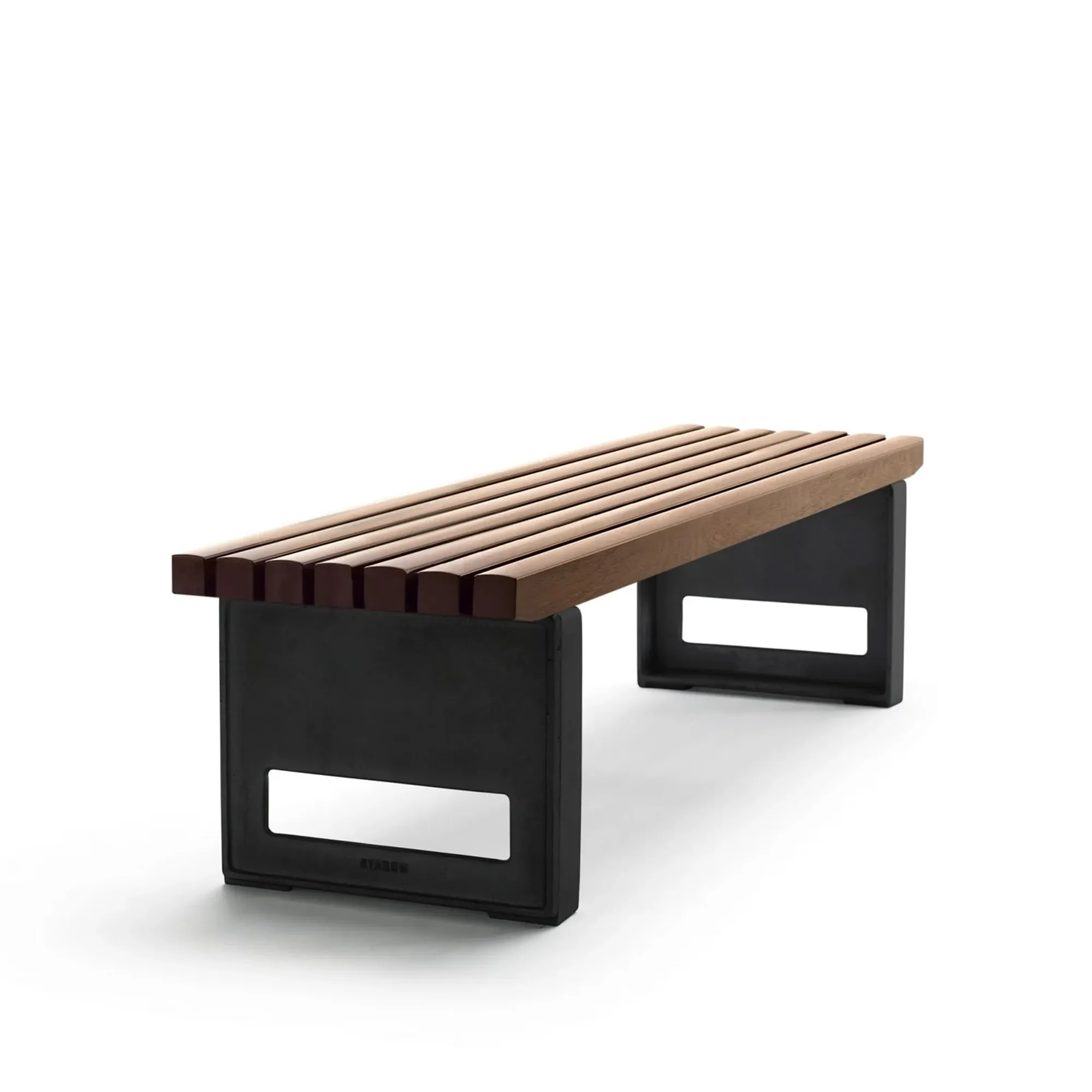 Block Bänk Smal Oljad Mahogny - 1