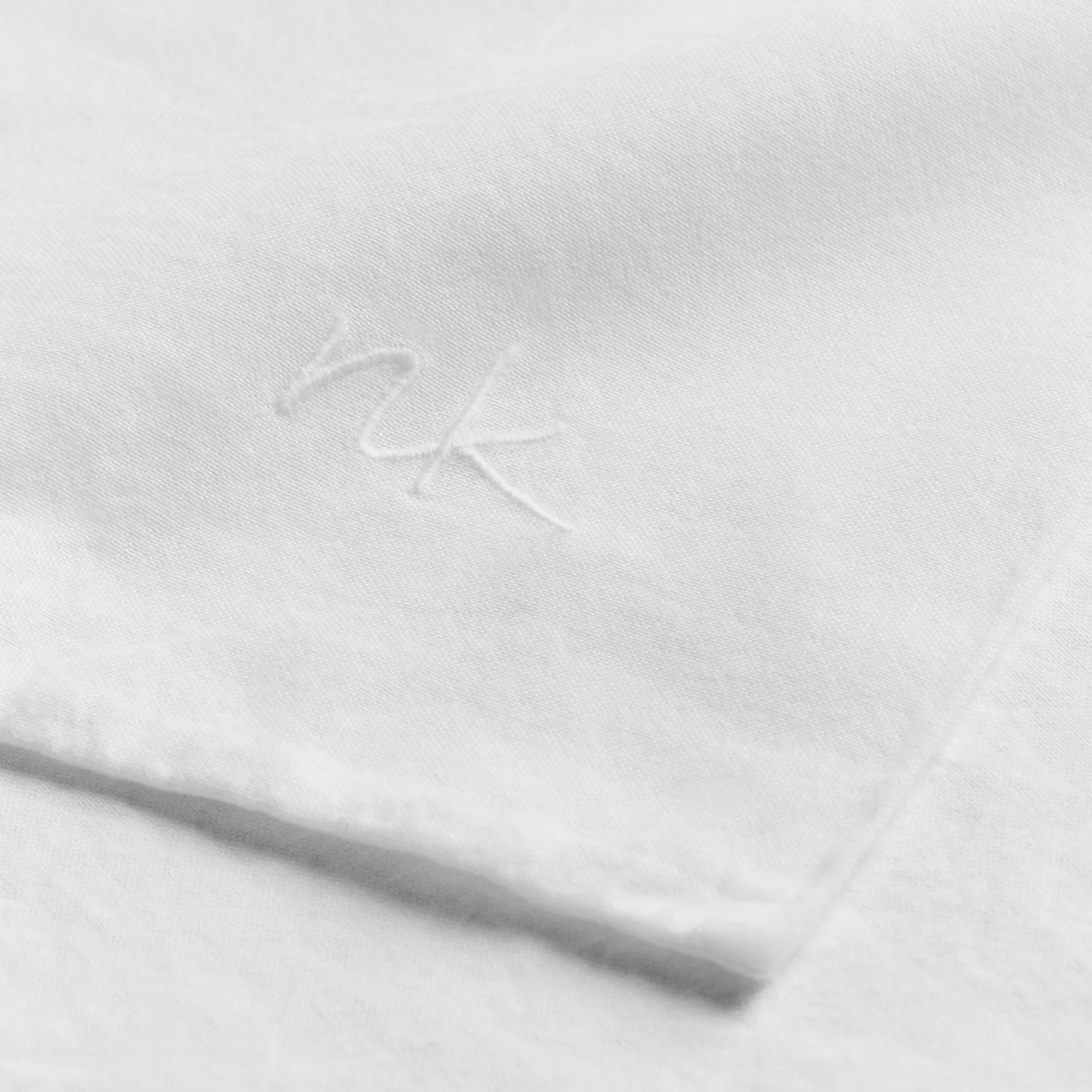Linen Blend Crisp White örngott 2-pack - 5