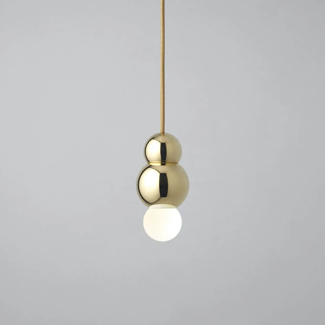 Ball Light Small Pendant Flex Polished Brass