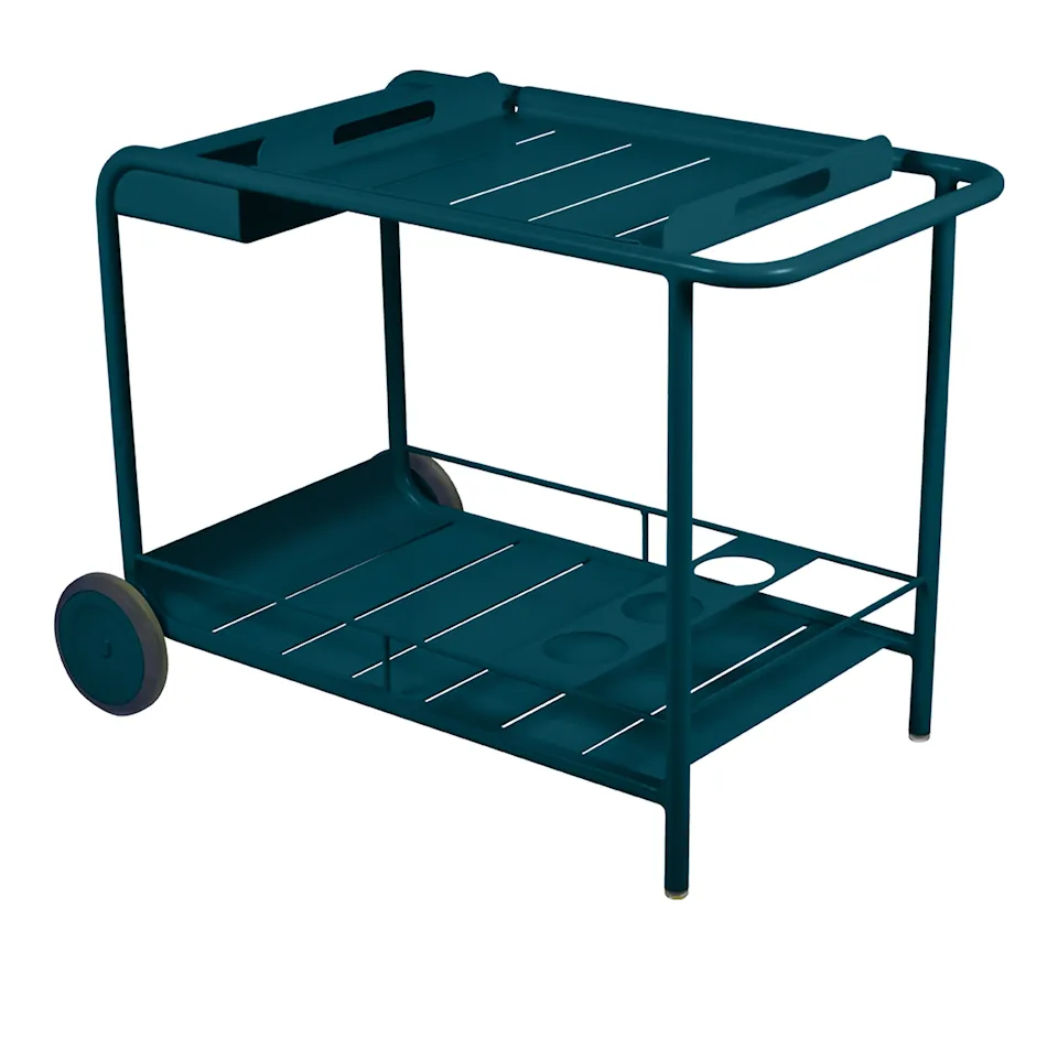 Luxembourg Side Bar/Trolley Bar, Acapulco Blue