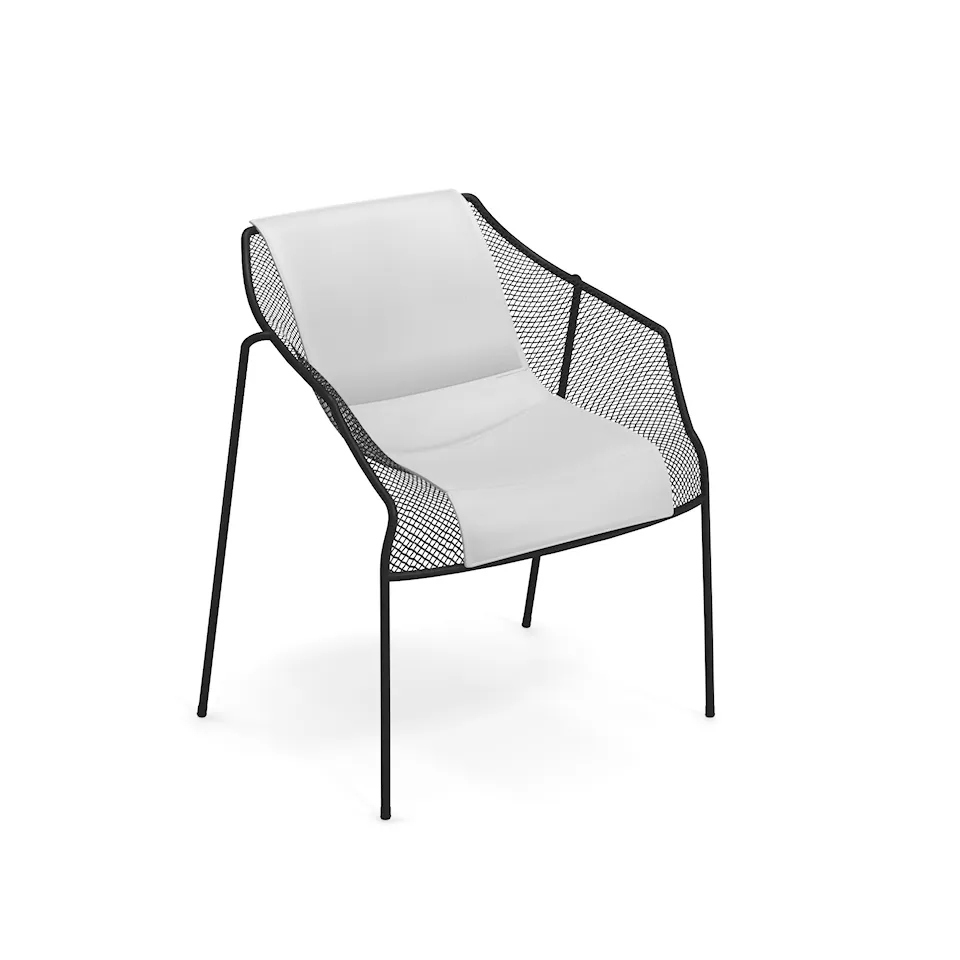 Heaven Armchair, Black, Cushion: White