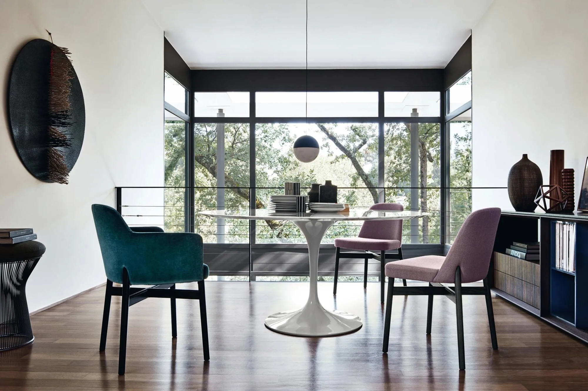 Saarinen Round matbord Ø 120 cm White - 2