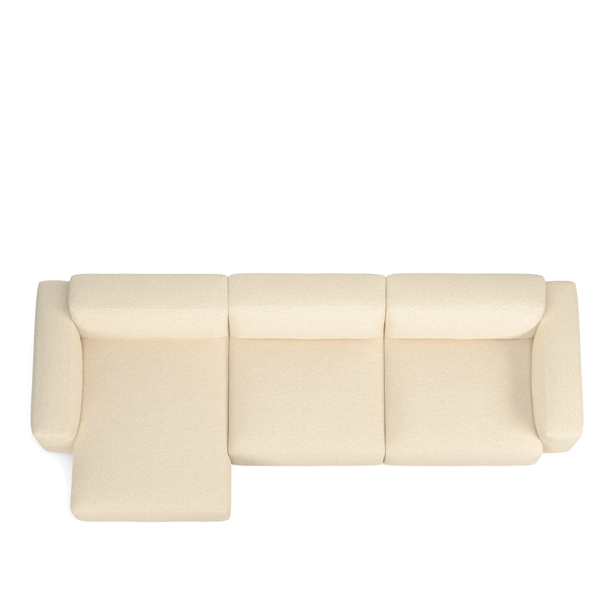Brick 3-sitssoffa schäslong vänster - 8