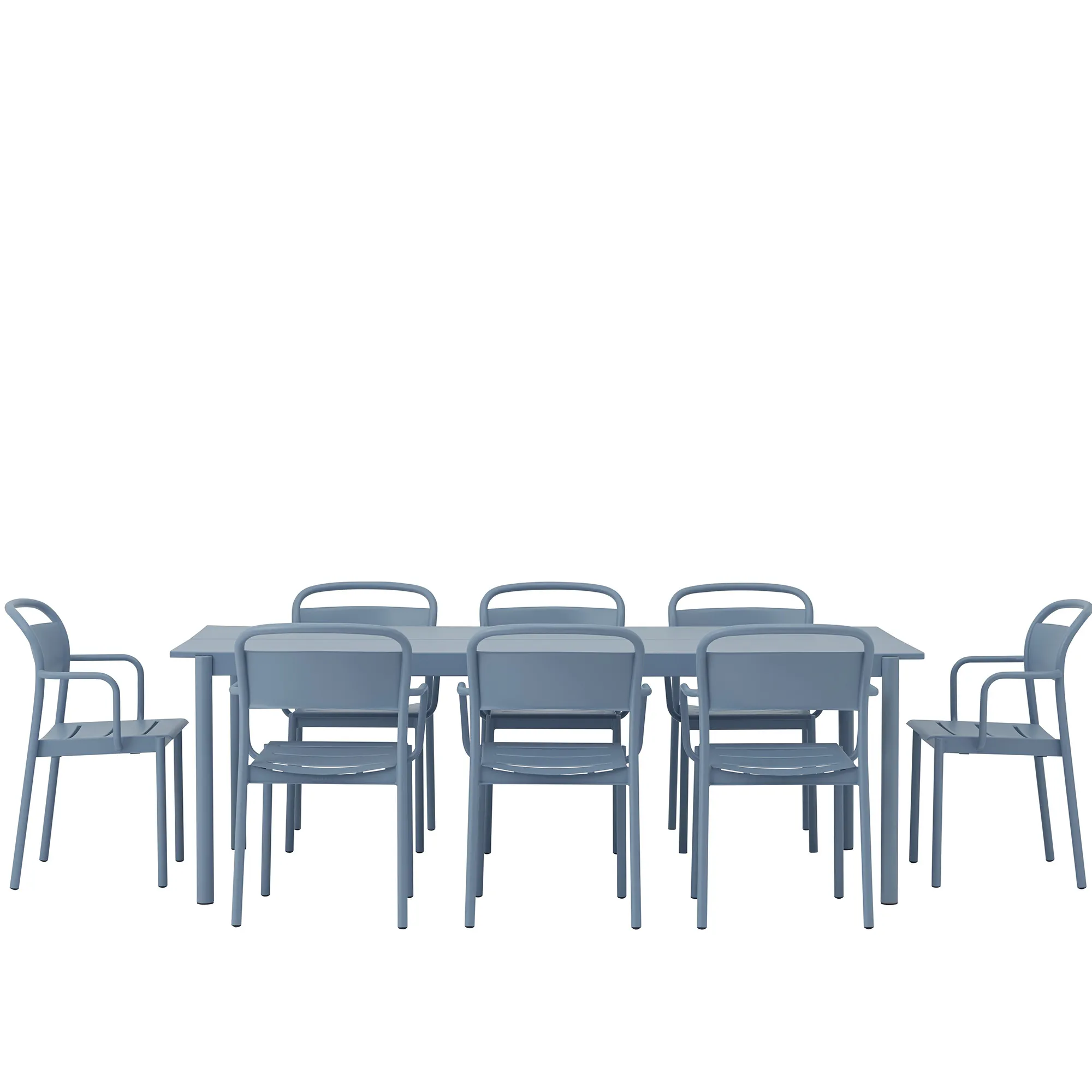Linear Steel Table 220 x 90 cm - 4