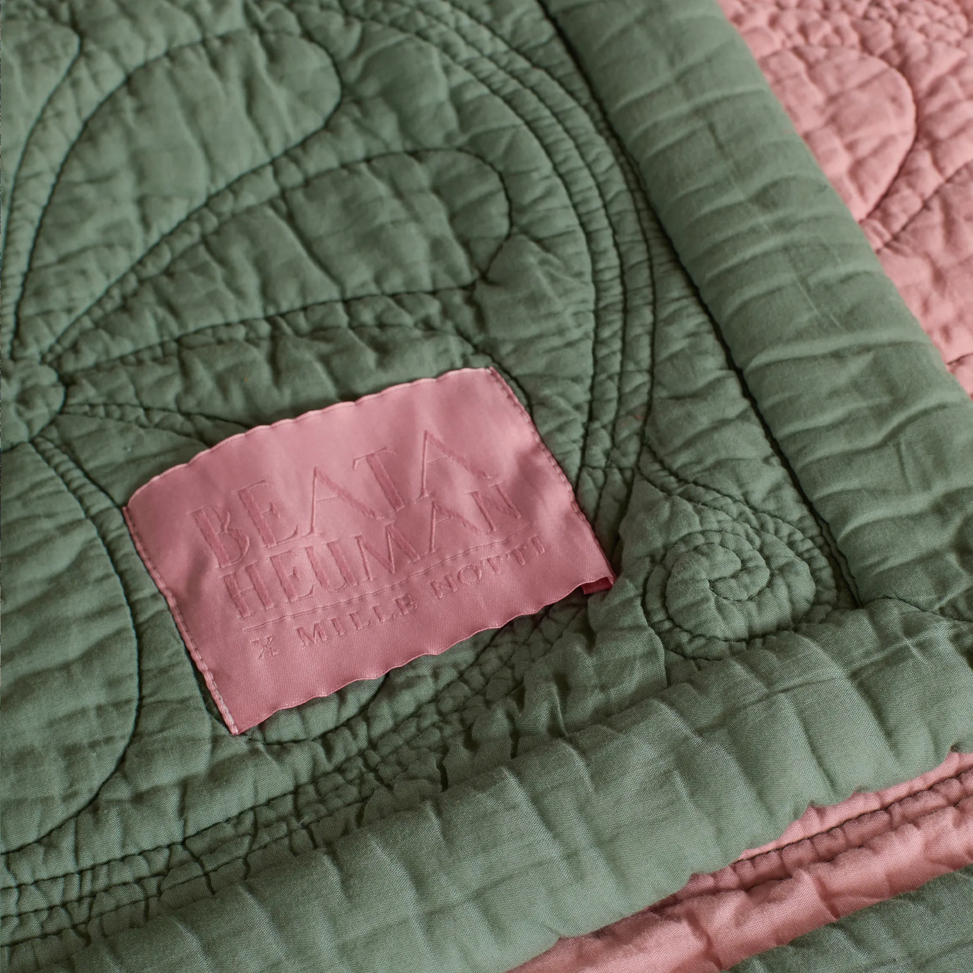Durham Dew Green/Pink överkast - 3