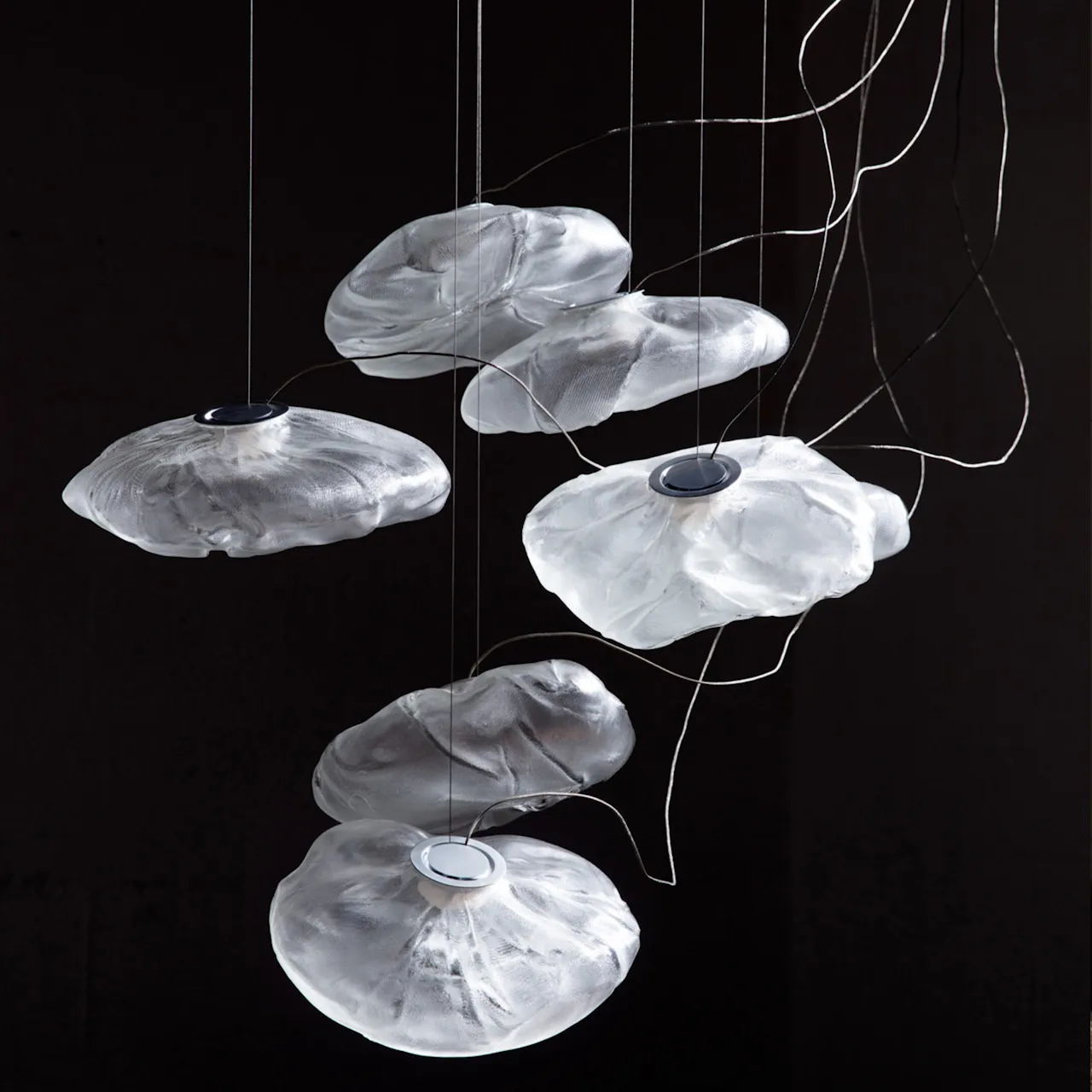 73.7 sculptural cable pendant