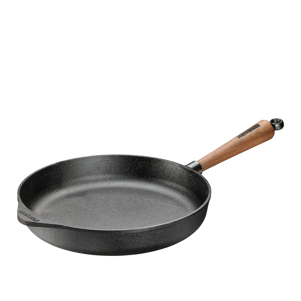 Traktörpanna 28 cm valnötshandtag