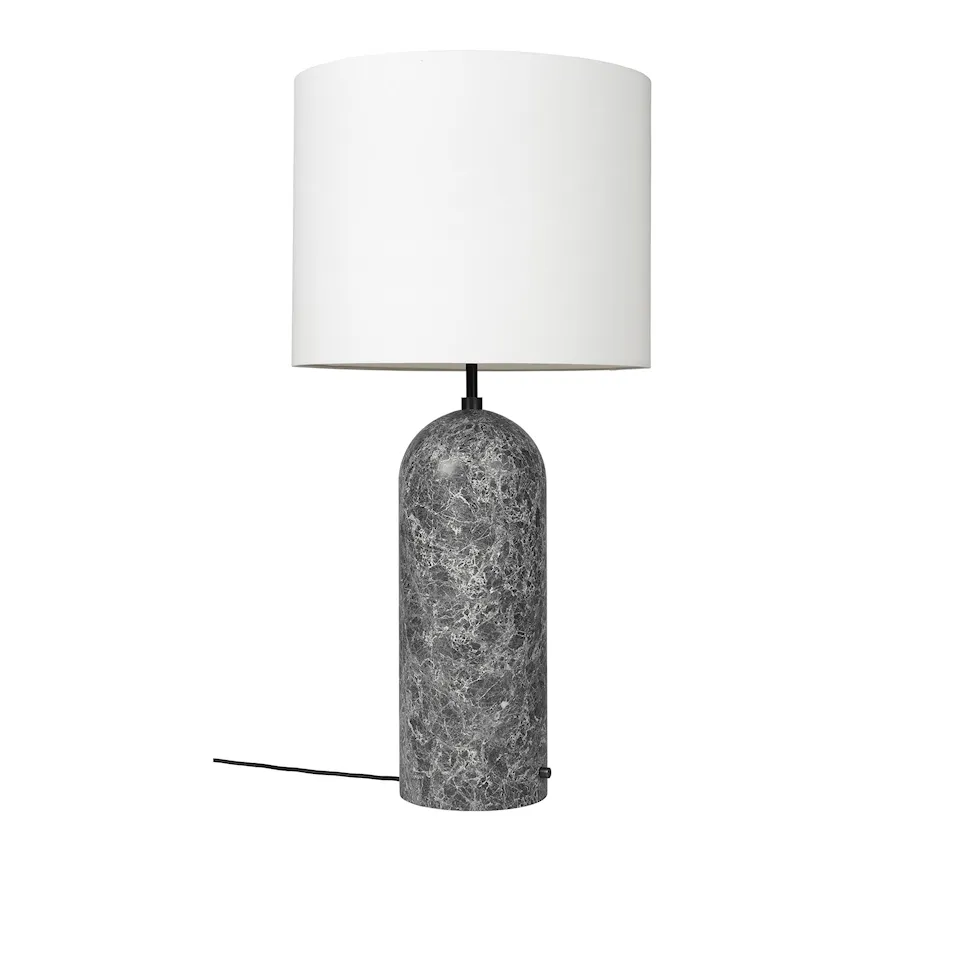 Gravity golvlampa XL Low grå marmor