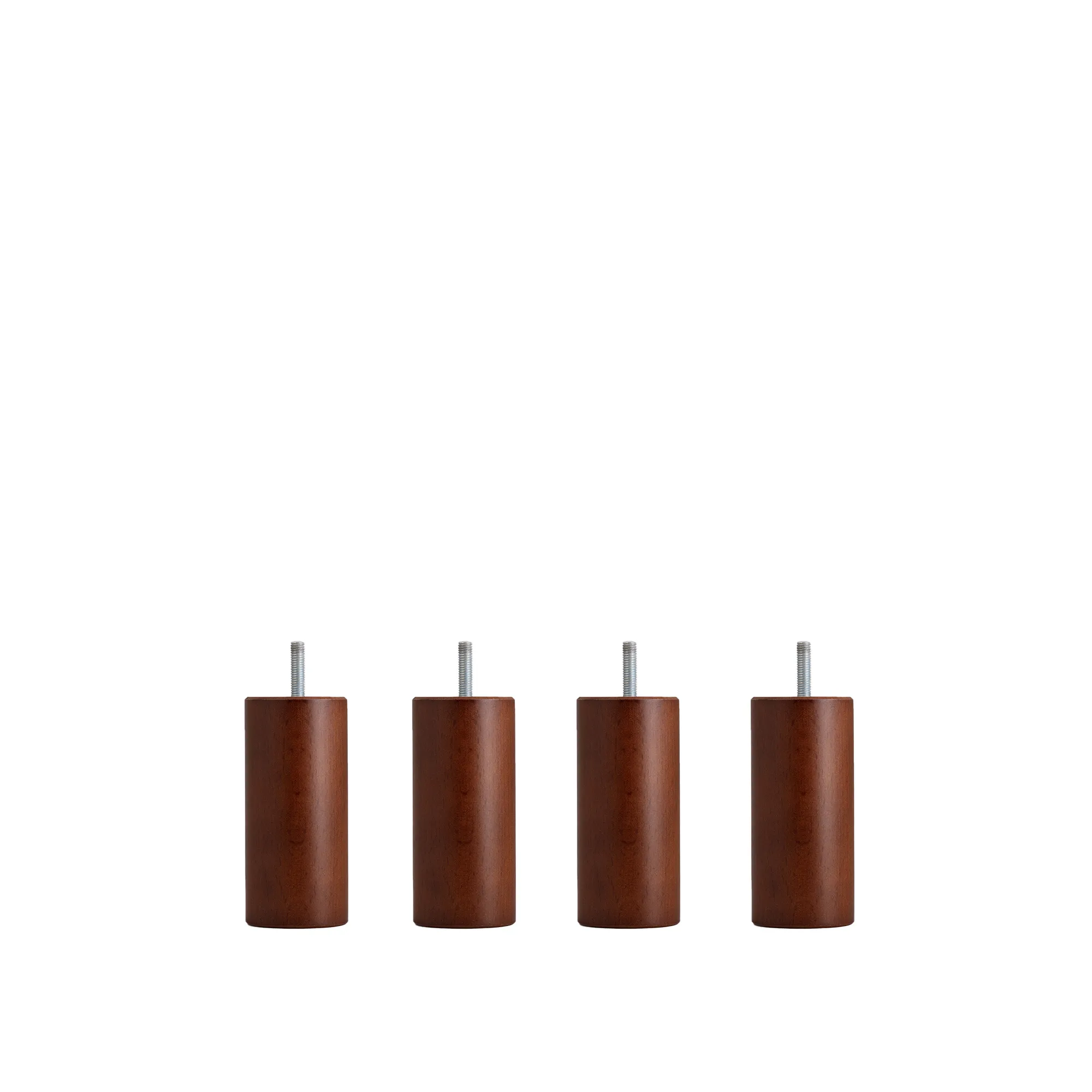 Dux SC sängben rund mahogany 4-pack - 1