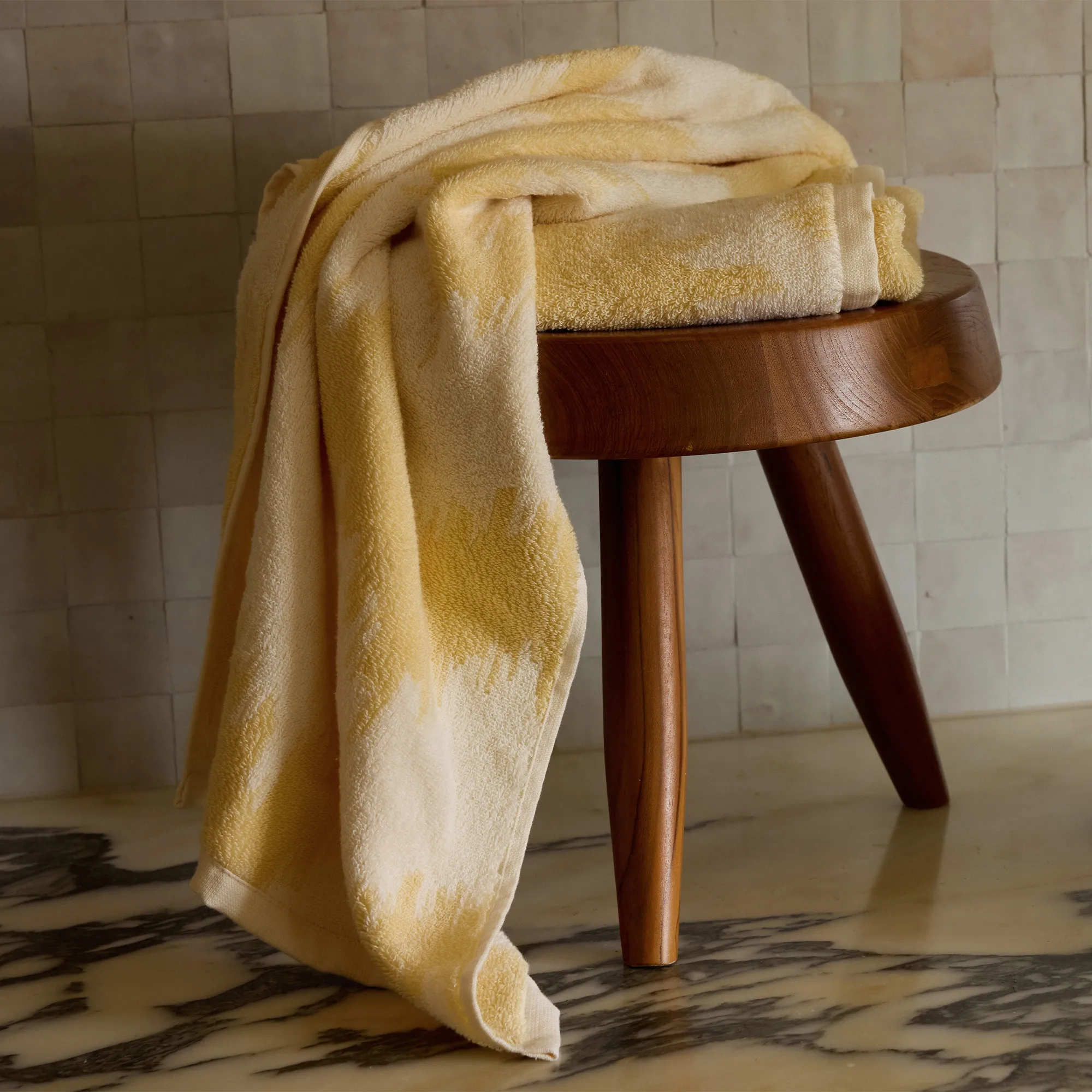 Brezza Pale Yellow handduk - 2