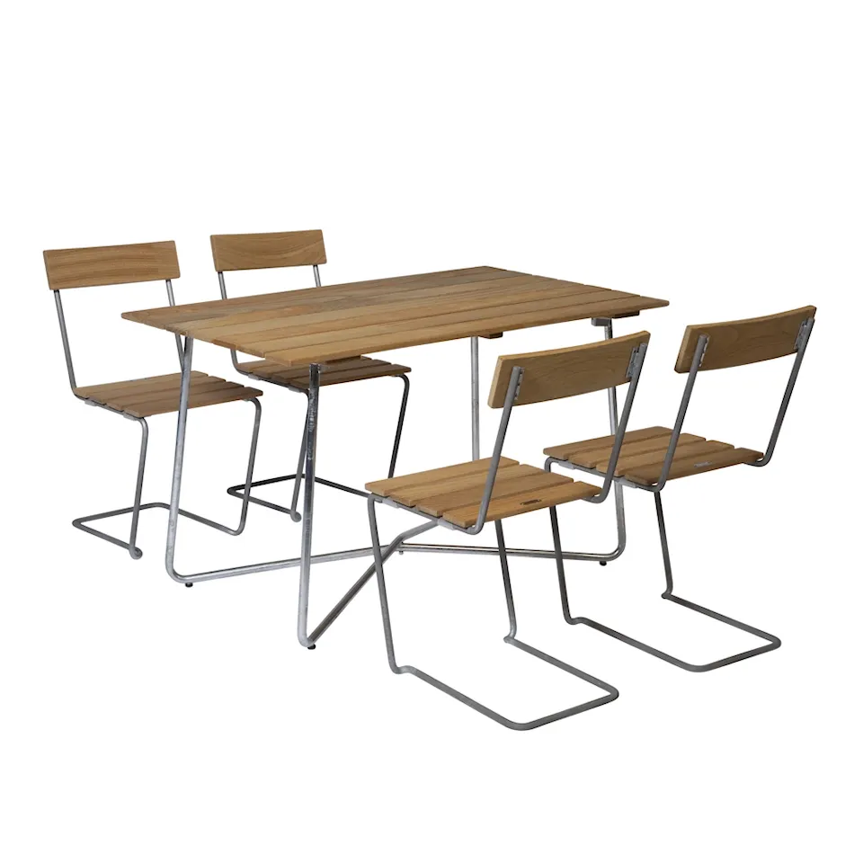 Klassikerserien matgrupp bord B25A & 4 stolar