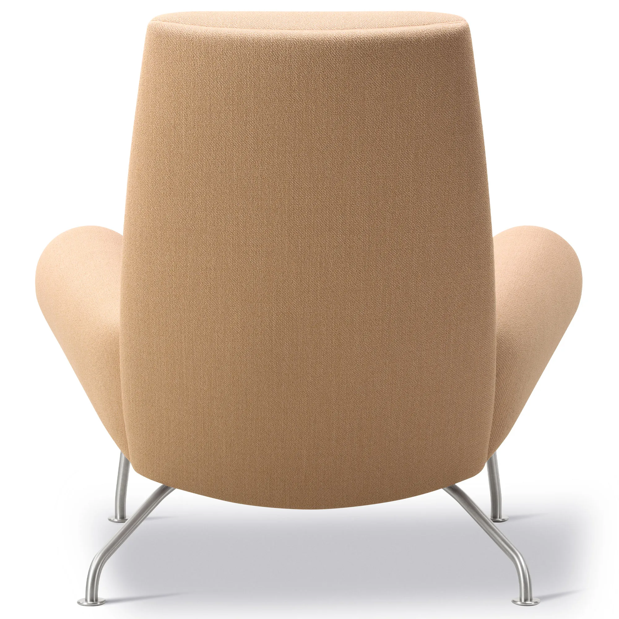 Wegner Queen fåtölj med fotpall - 3