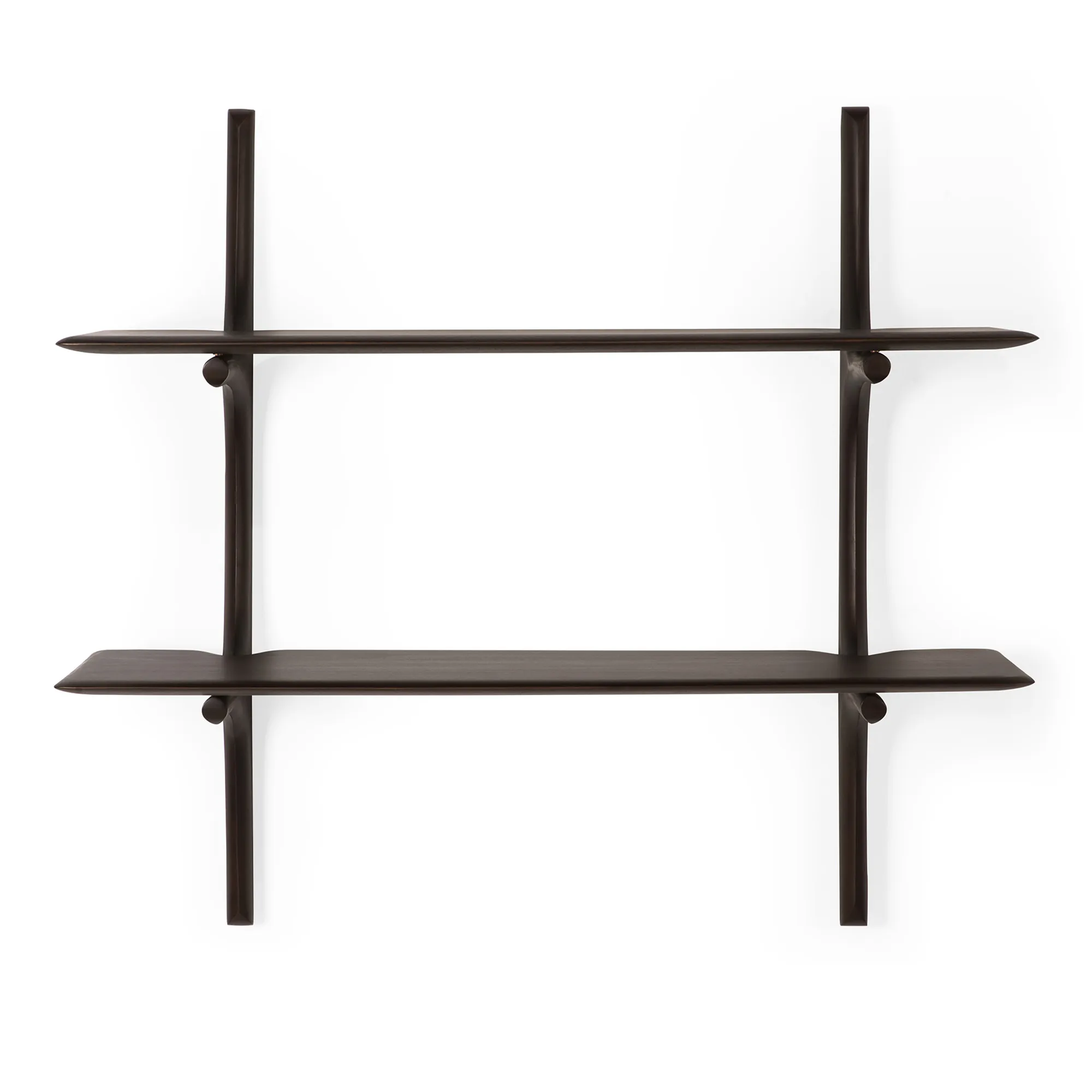 PI Wall Shelf Mahogany Dark Brown - 1