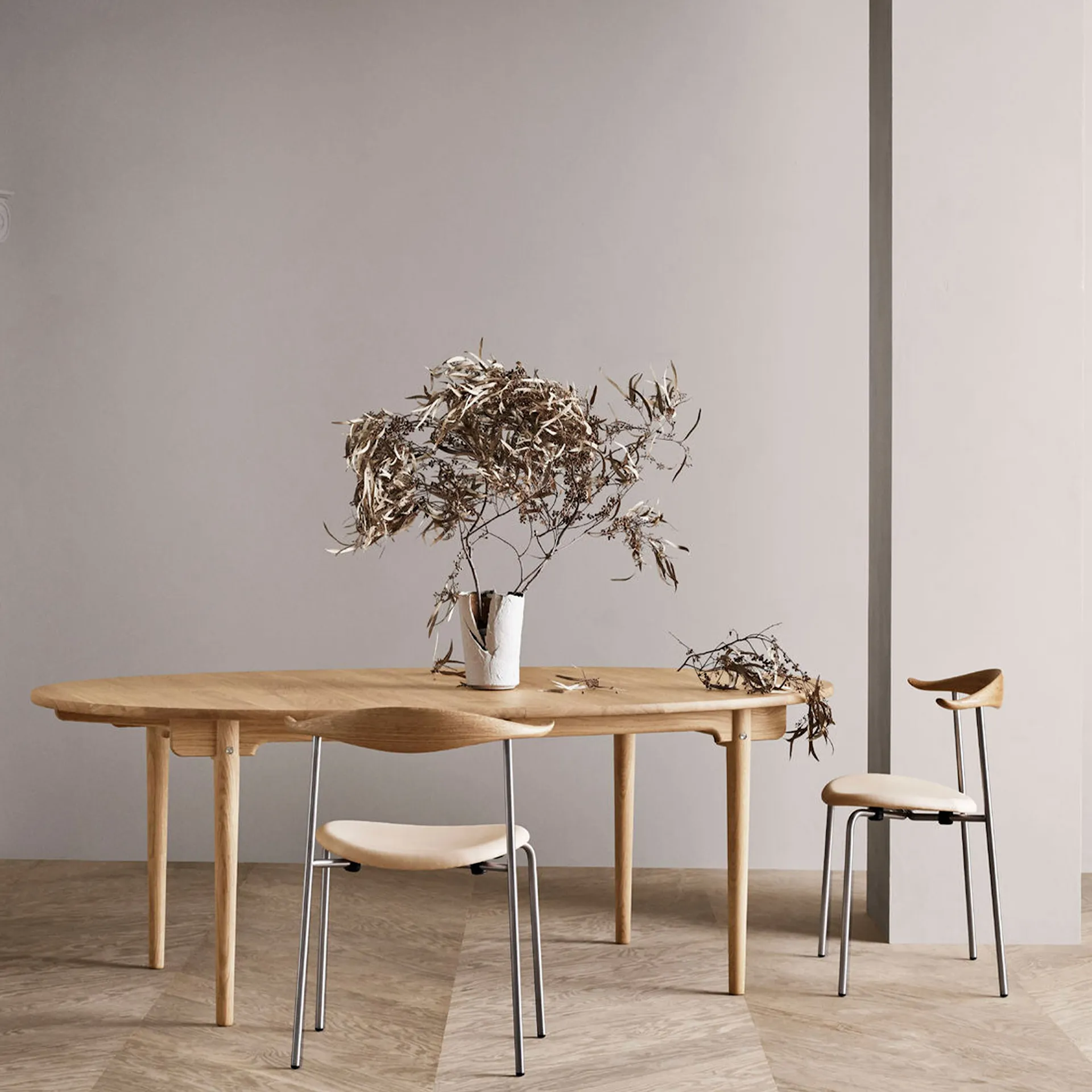 CH88P - Rostfritt stål - Carl Hansen - Hans J. Wegner - NO GA