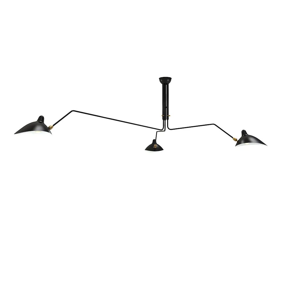 Three Swivel Arms taklampa