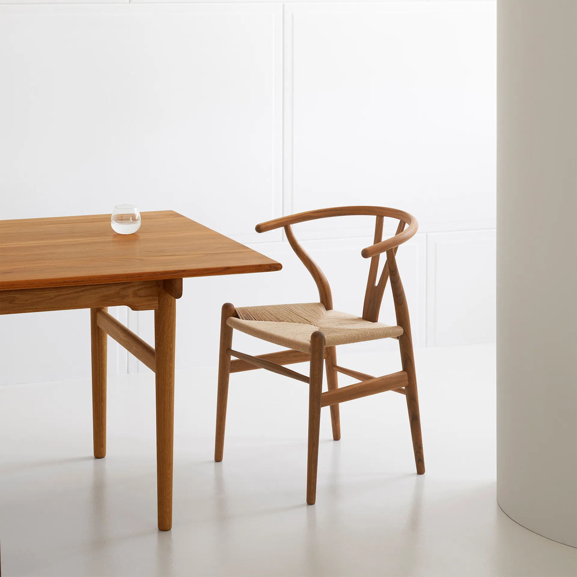 CH24 Y-stolen - Teak - Carl Hansen - Hans J. Wegner - NO GA