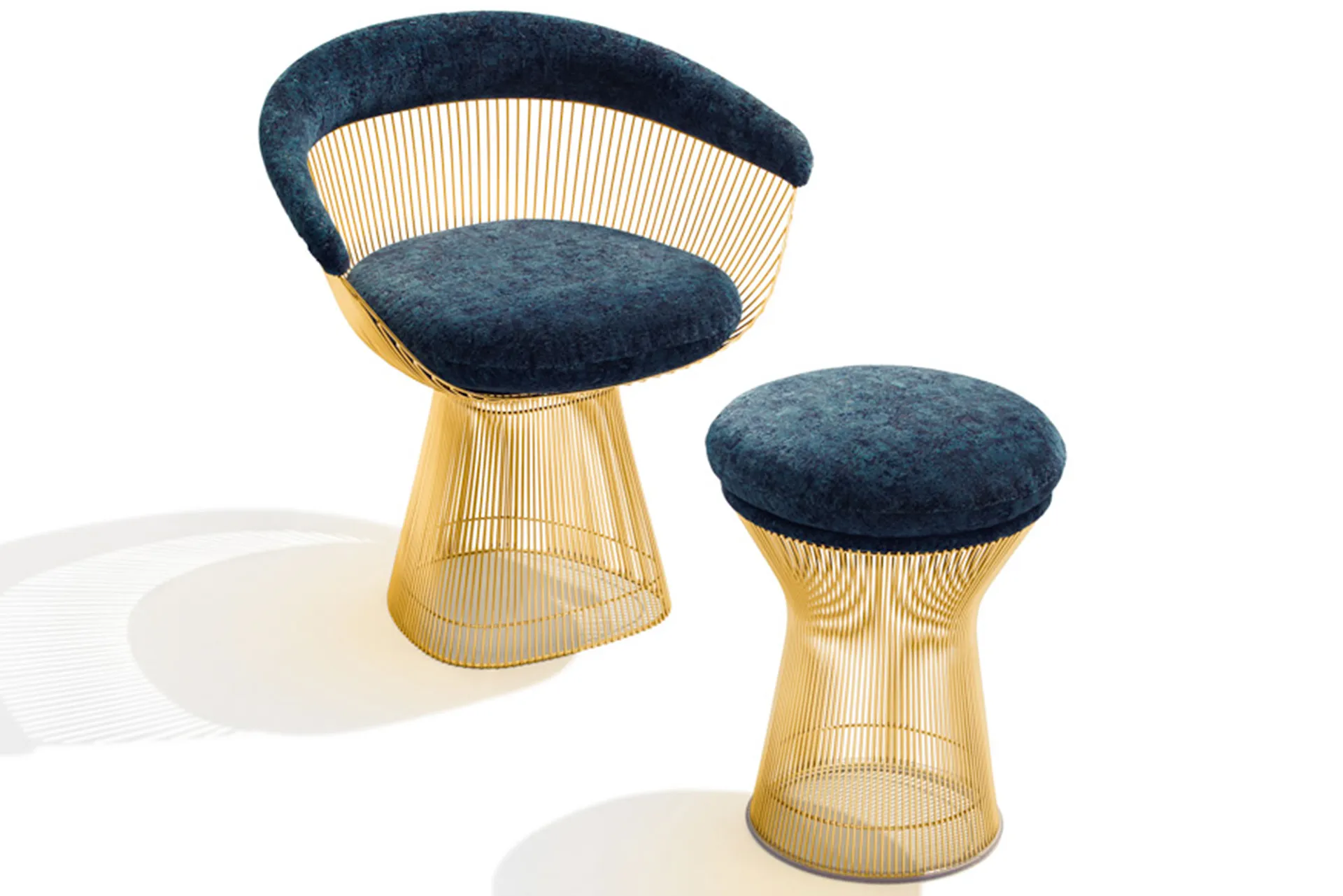 Platner Stool - 18k guld - Knoll - Warren Platner - NO GA