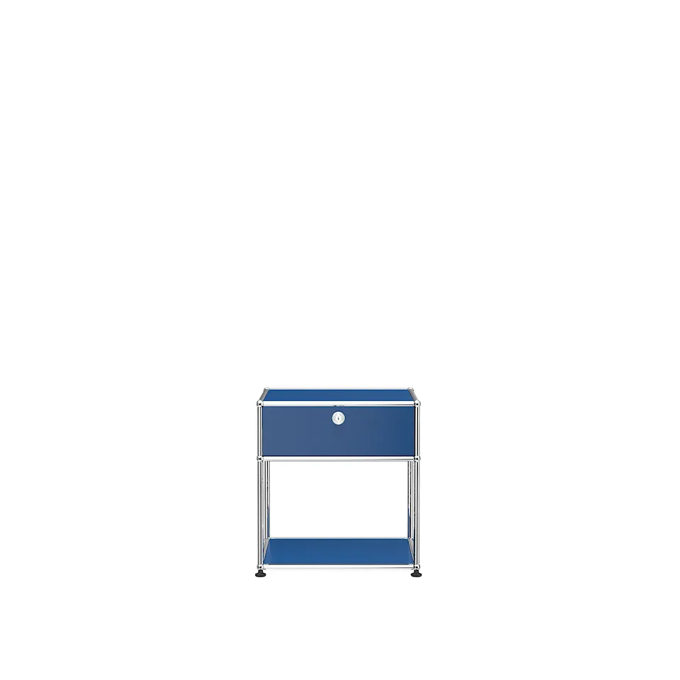 USM Haller 52 Side table, Gentian Blue