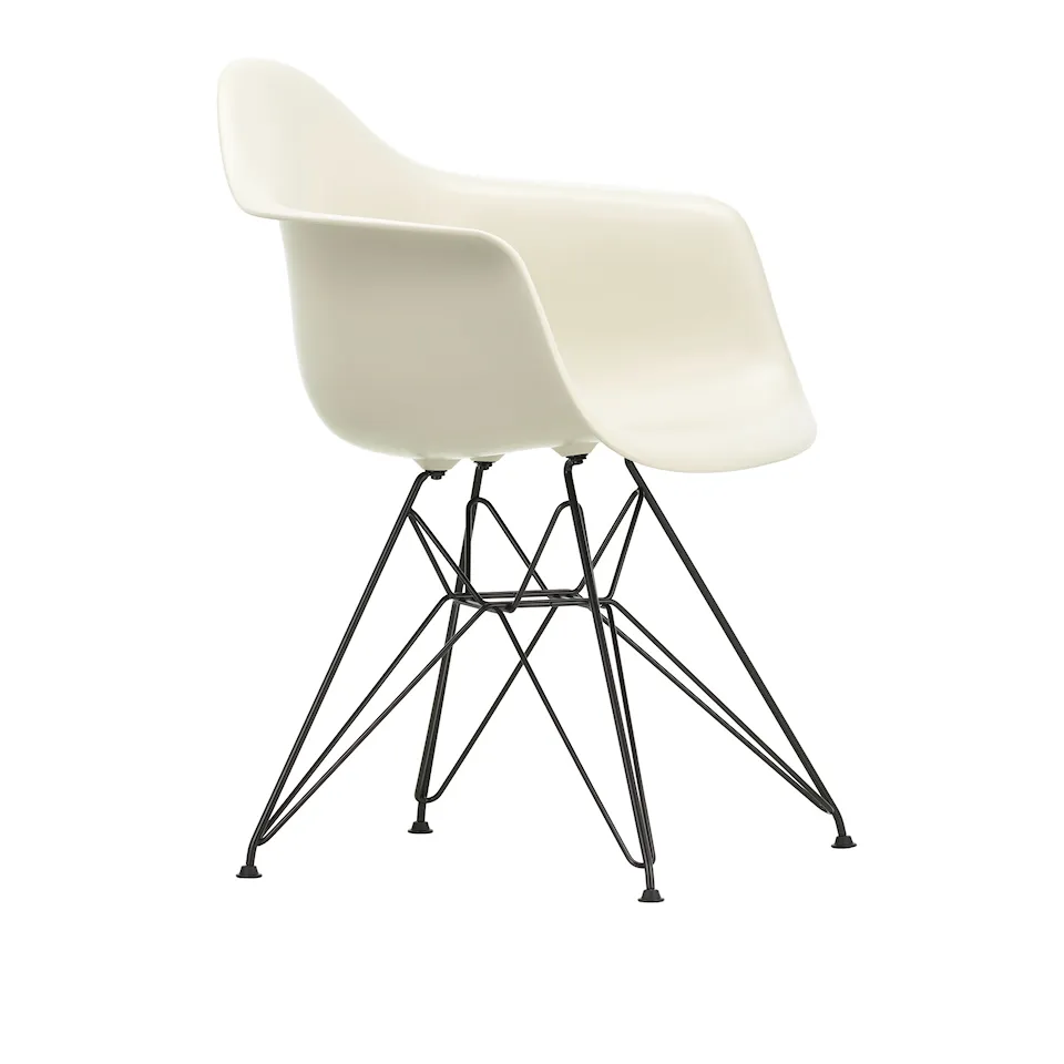 Eames Plastic Armchair DAR 11 Pebble Basic Dark Base