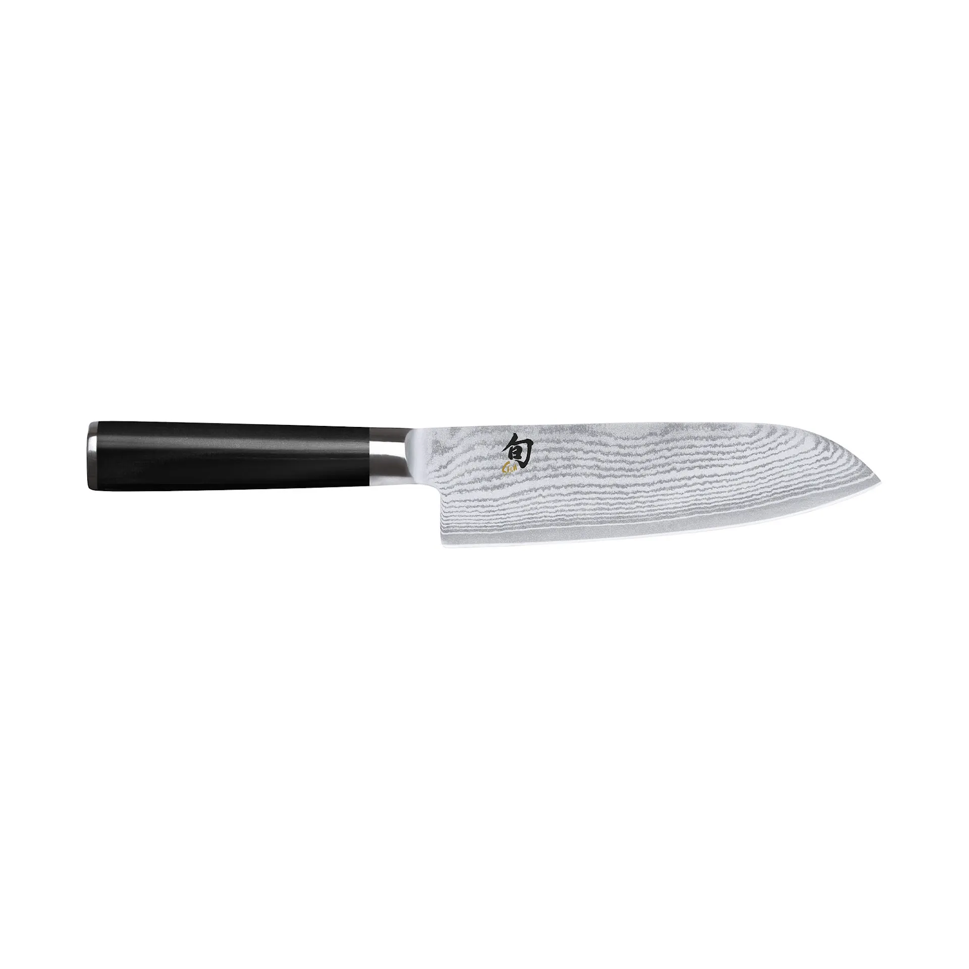 Shun Classic Santokukniv 18 cm, Svart handtag - KAI - NO GA