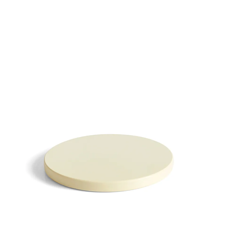 Chopping Board Round Large Off-White