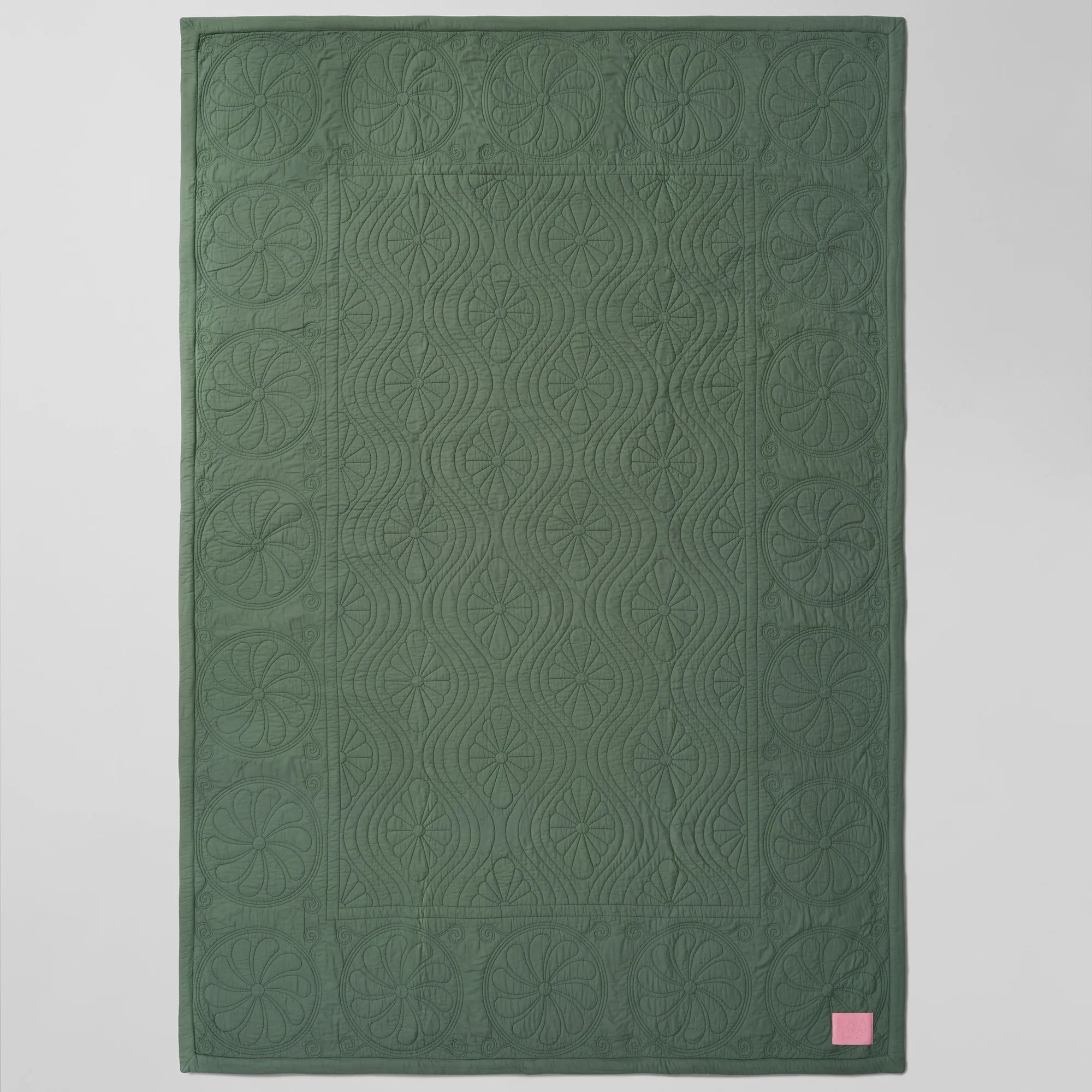 Durham Dew Green/Pink överkast - 7