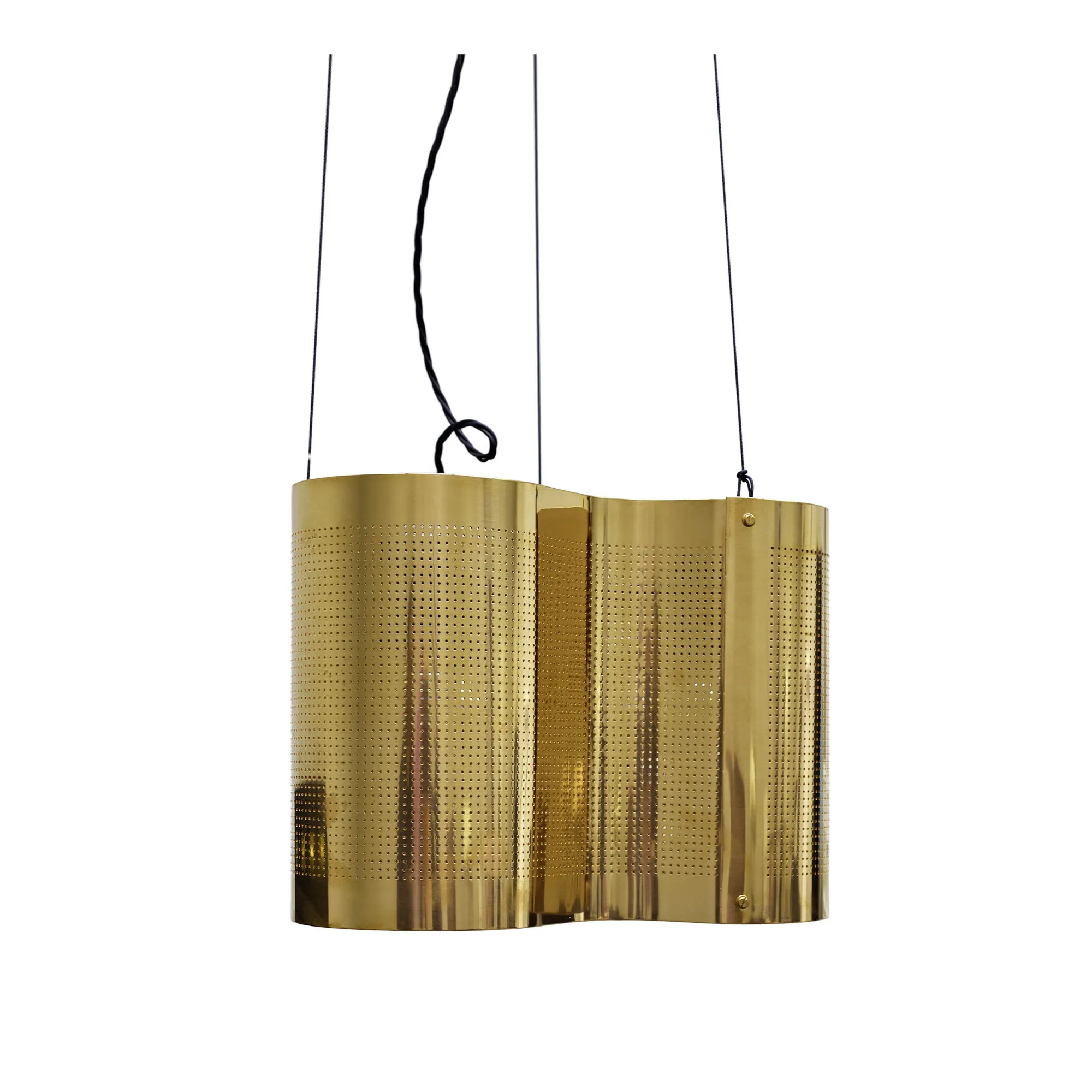 Snäcka taklampa koppar - 1