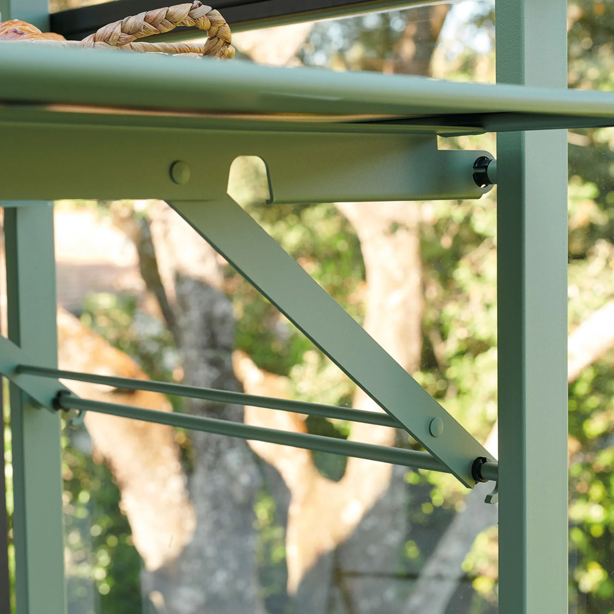 Bistro Balcony Table 57 x 77 cm - 5