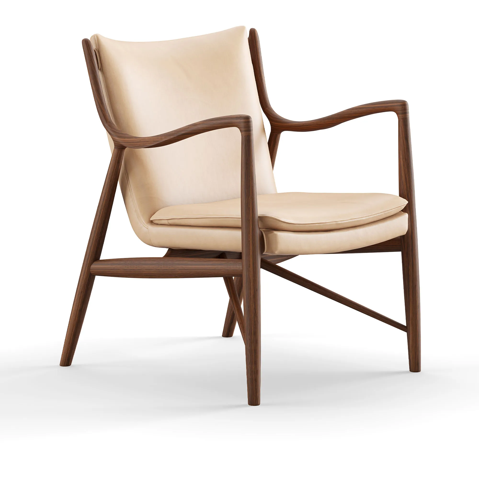 45 fåtölj Walnut - 1