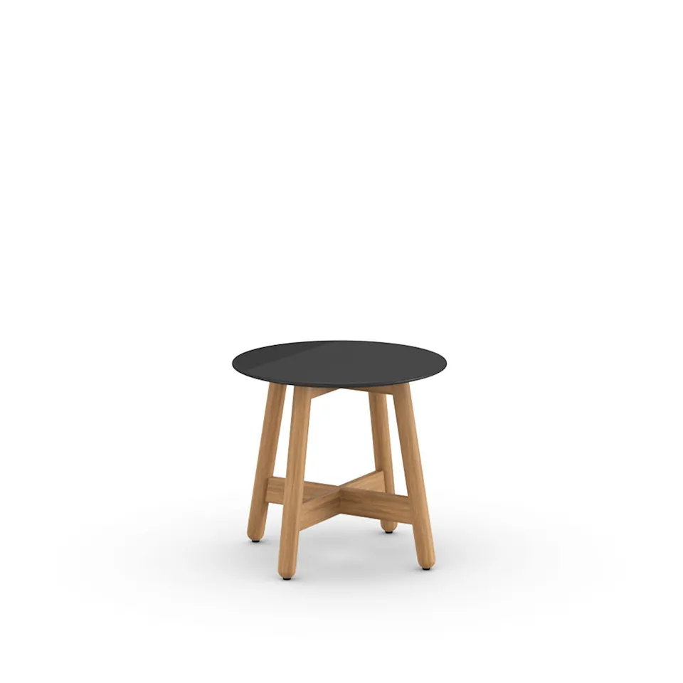 Mbrace Side Table 50 cm Teak / Black