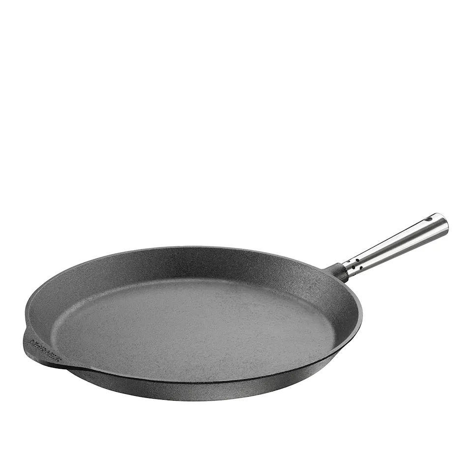 Stekpanna 36 cm stålhandtag