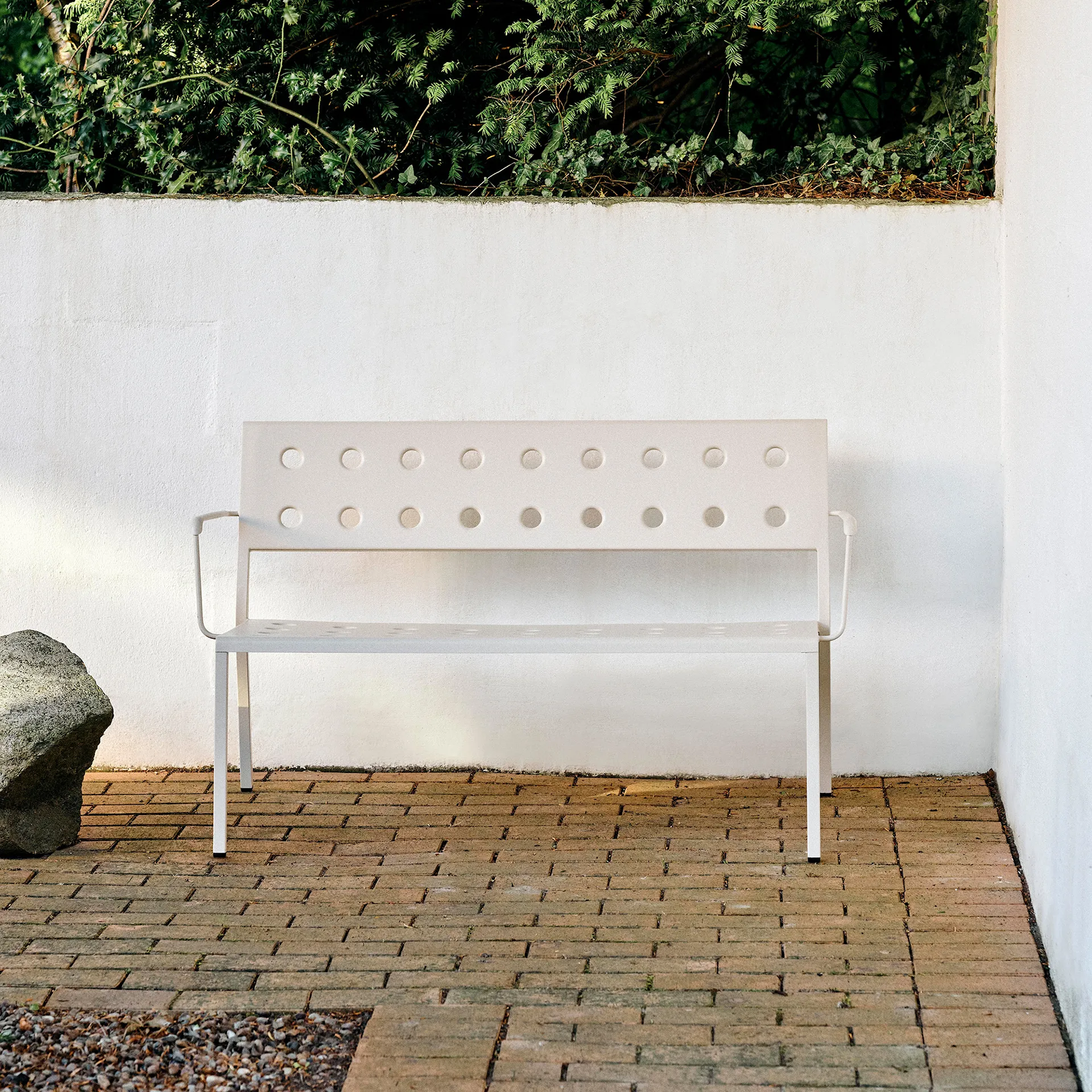 Balcony Dining Bench w. arm - HAY - Ronan & Erwan Bouroullec - NO GA