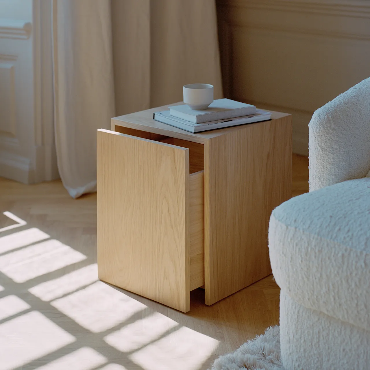 Mass Side Table Drawer