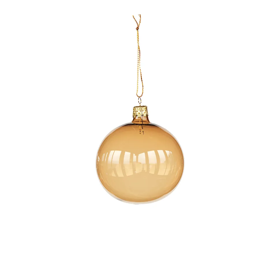 Christmas Bauble Brass Gold